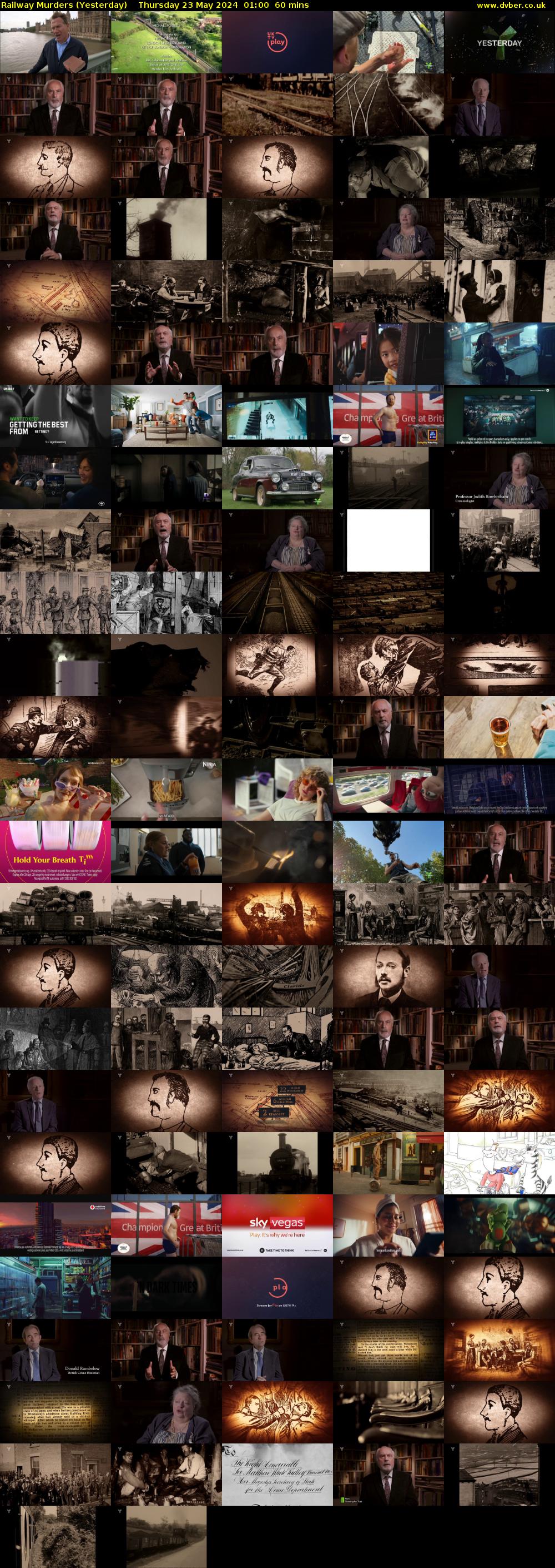 Railway Murders (Yesterday) Thursday 23 May 2024 01:00 - 02:00