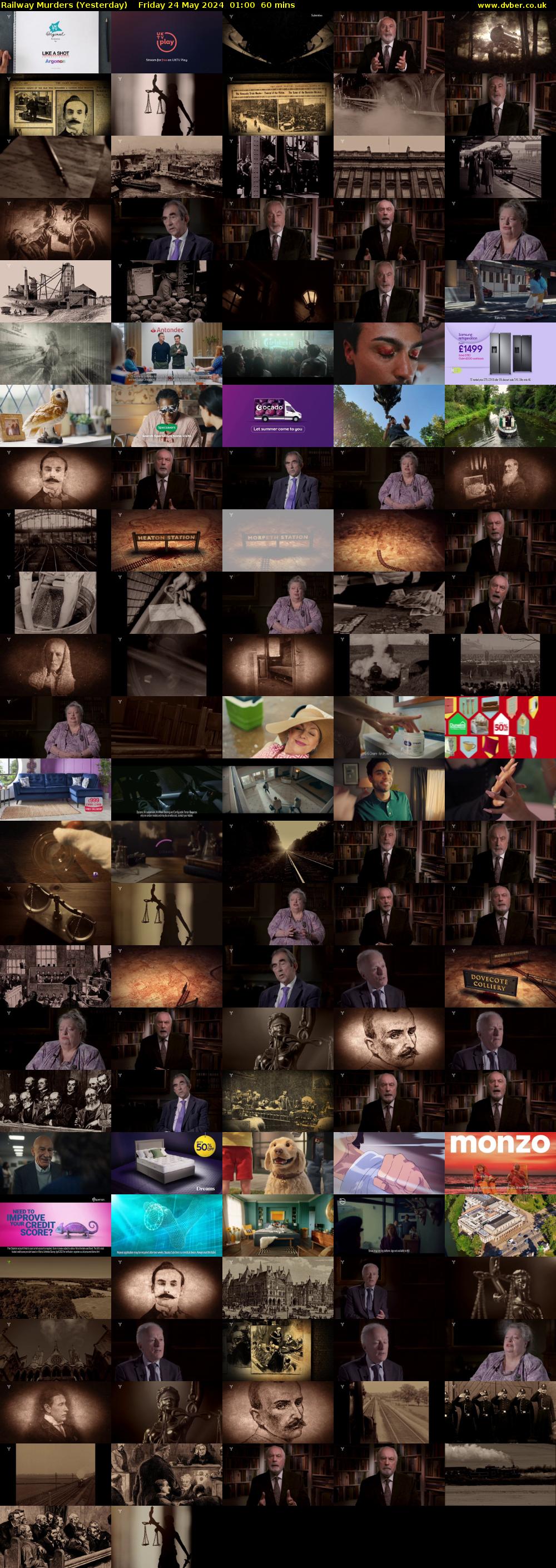 Railway Murders (Yesterday) Friday 24 May 2024 01:00 - 02:00
