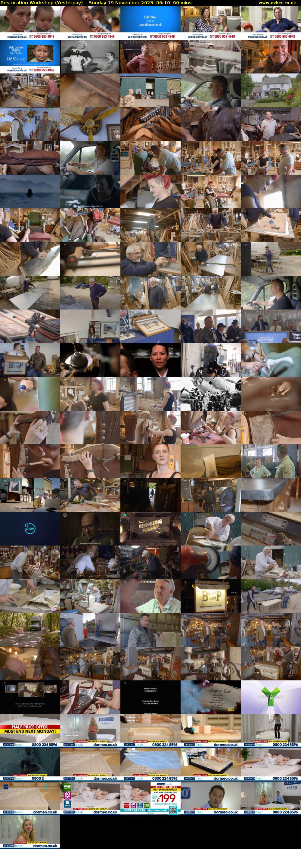 Restoration Workshop (Yesterday) Sunday 19 November 2023 06:10 - 07:10