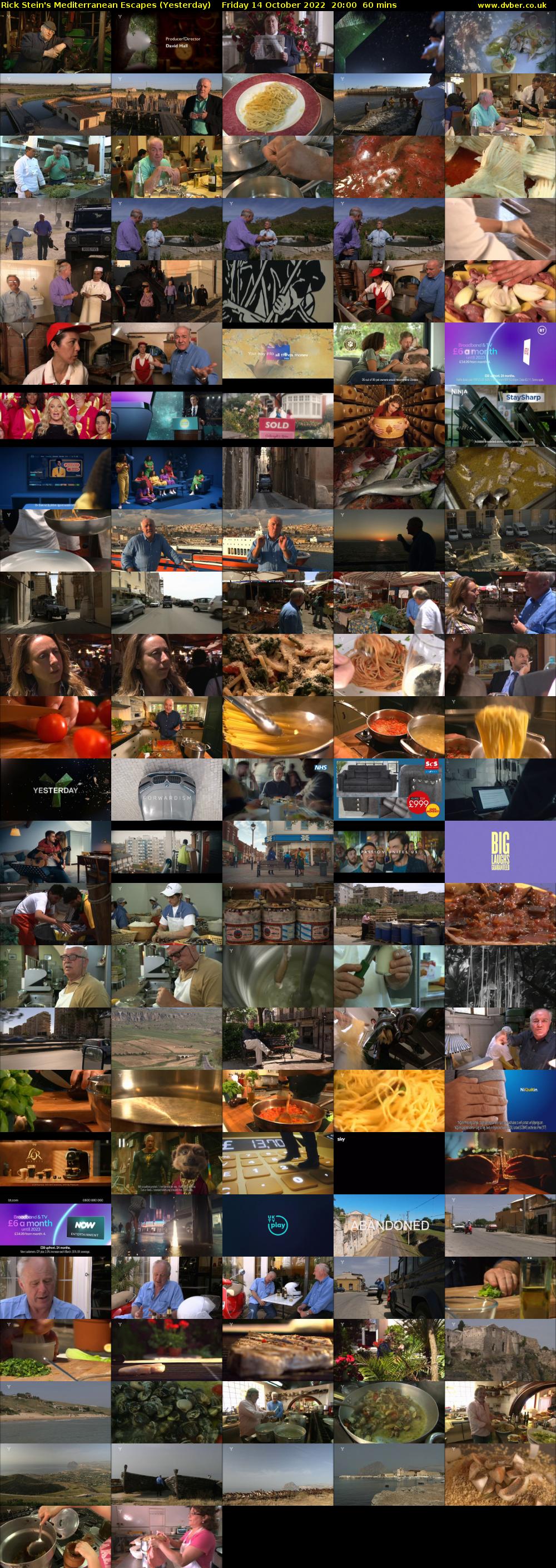 Rick Stein's Mediterranean Escapes (Yesterday) Friday 14 October 2022 20:00 - 21:00