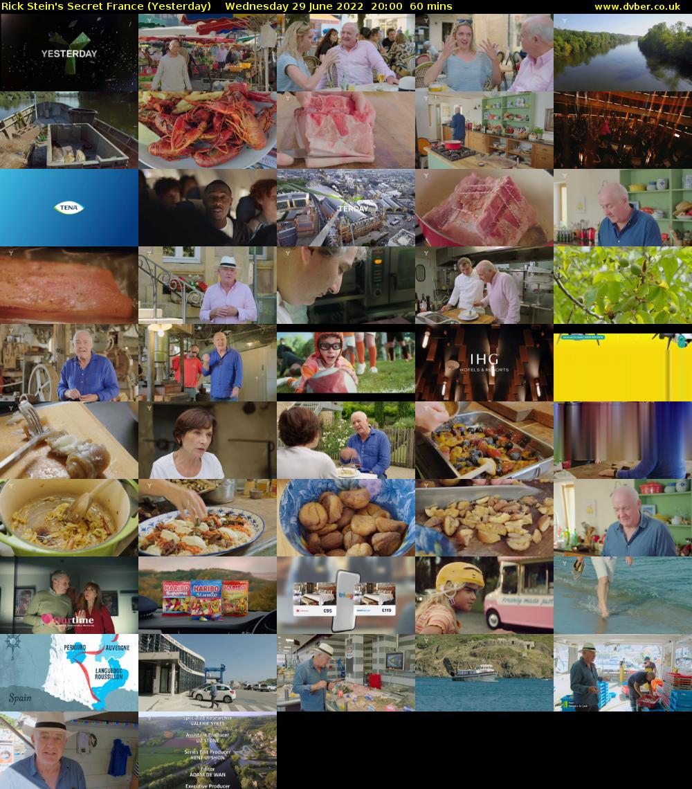 Rick Stein's Secret France (Yesterday) Wednesday 29 June 2022 20:00 - 21:00