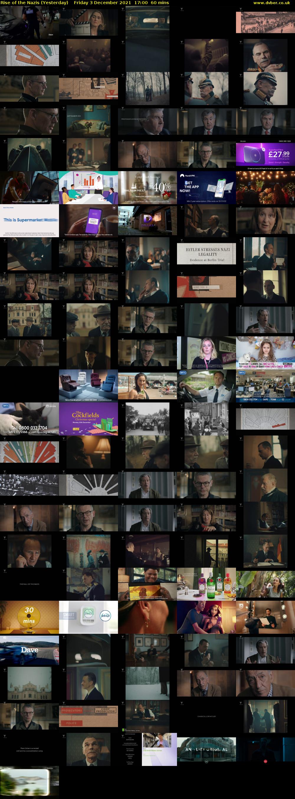 Rise of the Nazis (Yesterday) Friday 3 December 2021 17:00 - 18:00