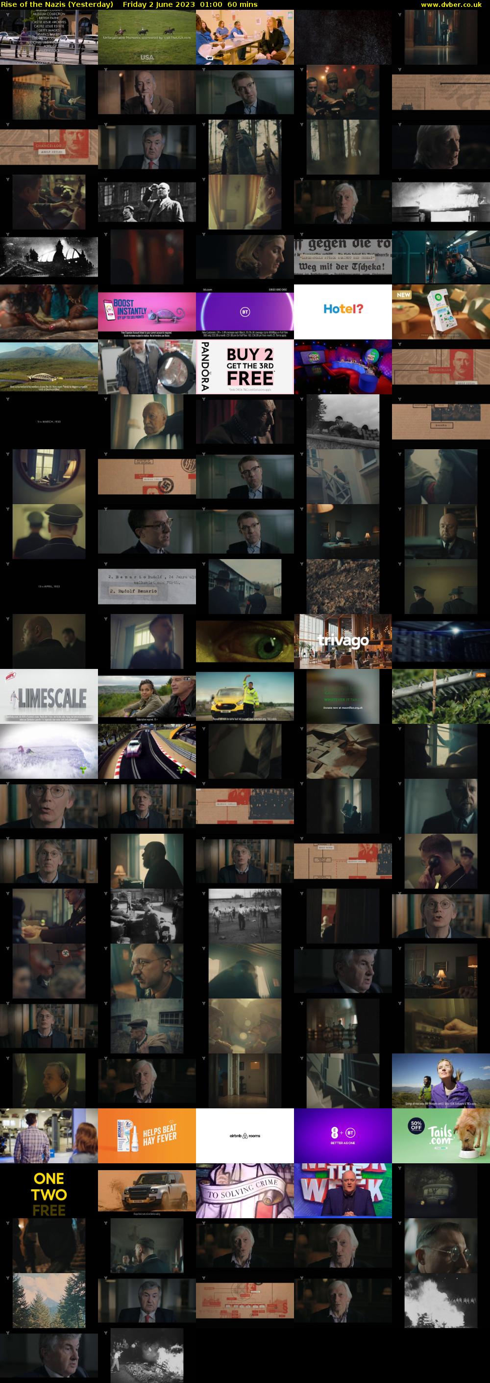 Rise of the Nazis (Yesterday) Friday 2 June 2023 01:00 - 02:00