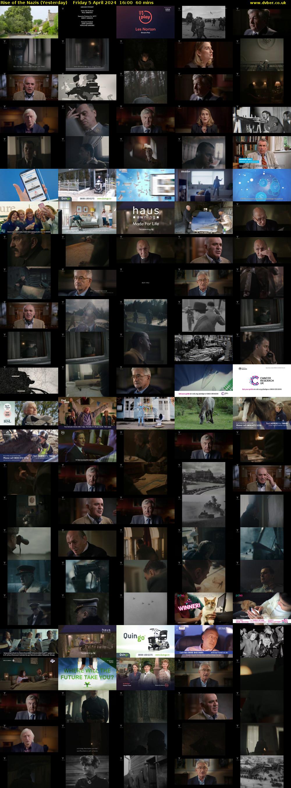 Rise of the Nazis (Yesterday) Friday 5 April 2024 16:00 - 17:00