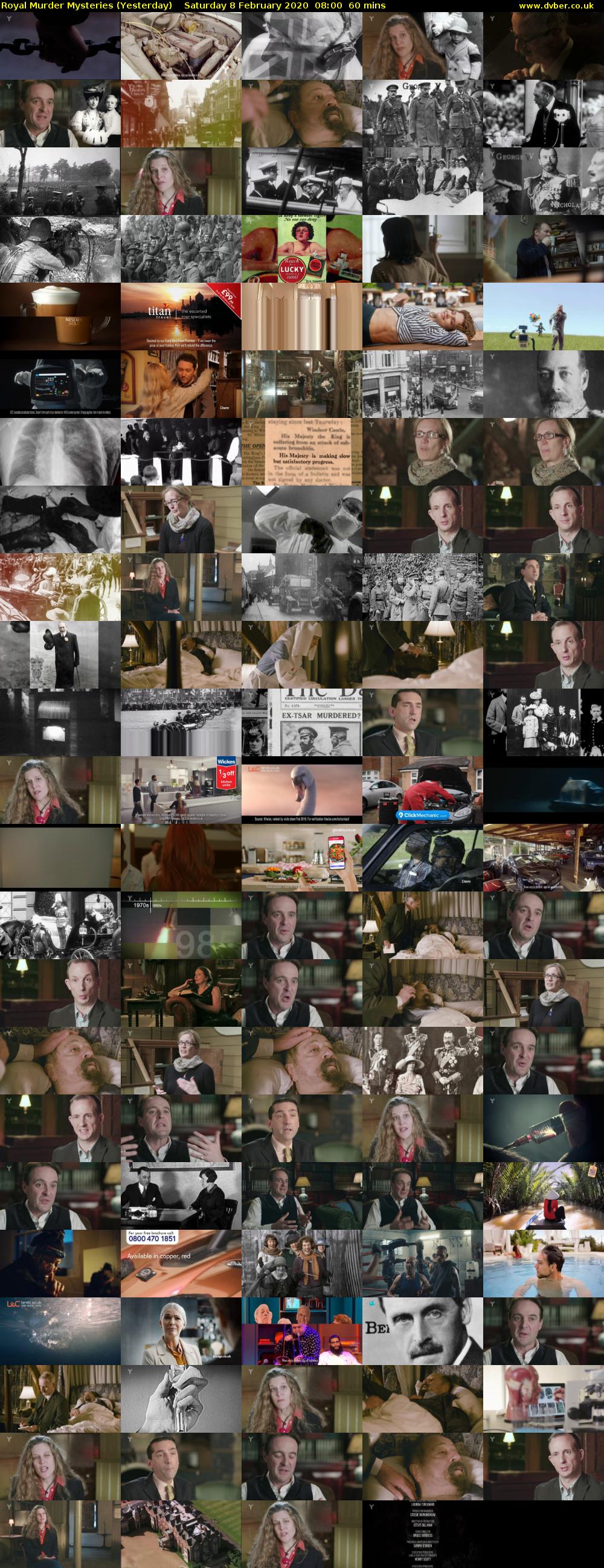 Royal Murder Mysteries (Yesterday) Saturday 8 February 2020 08:00 - 09:00
