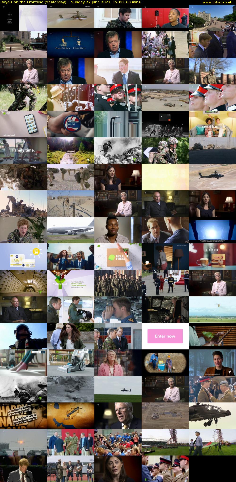 Royals on the Frontline (Yesterday) Sunday 27 June 2021 19:00 - 20:00