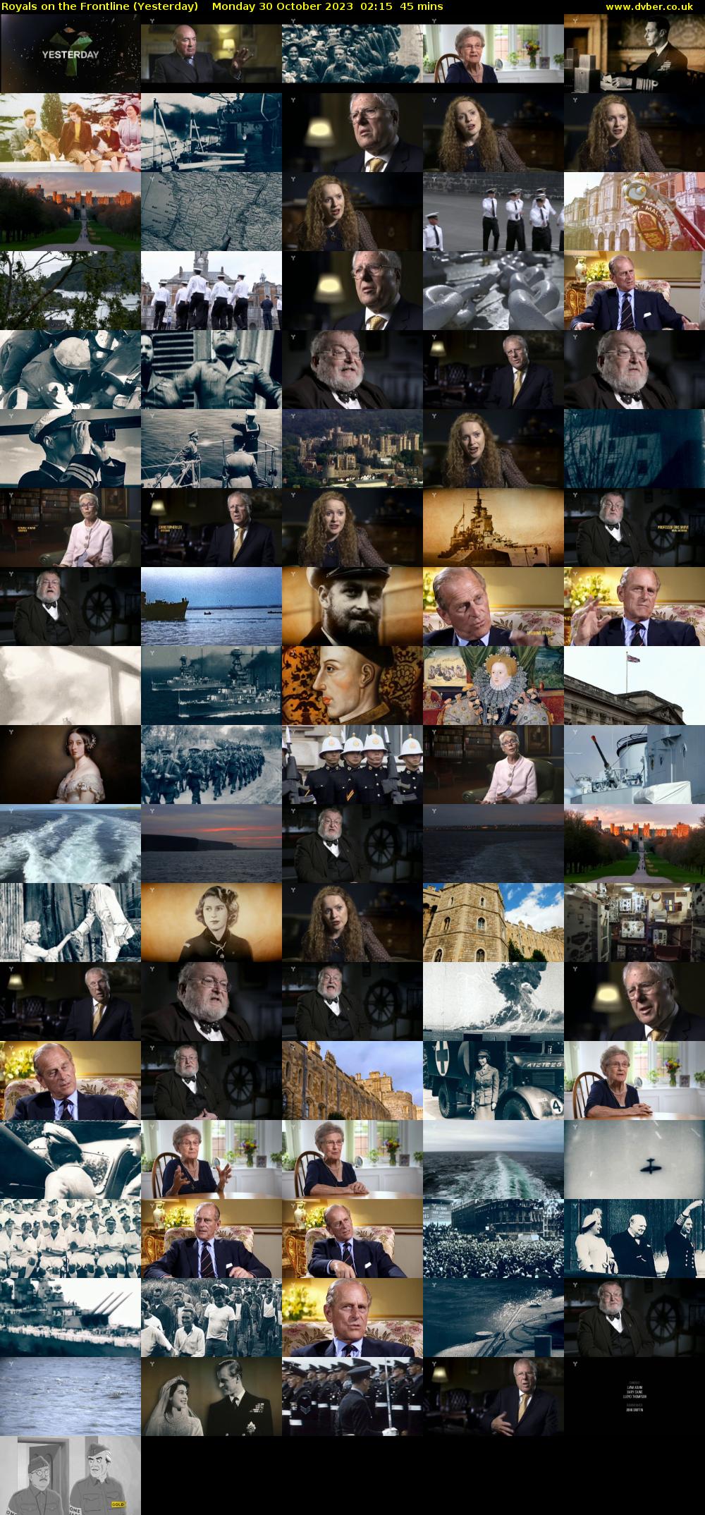 Royals on the Frontline (Yesterday) Monday 30 October 2023 02:15 - 03:00