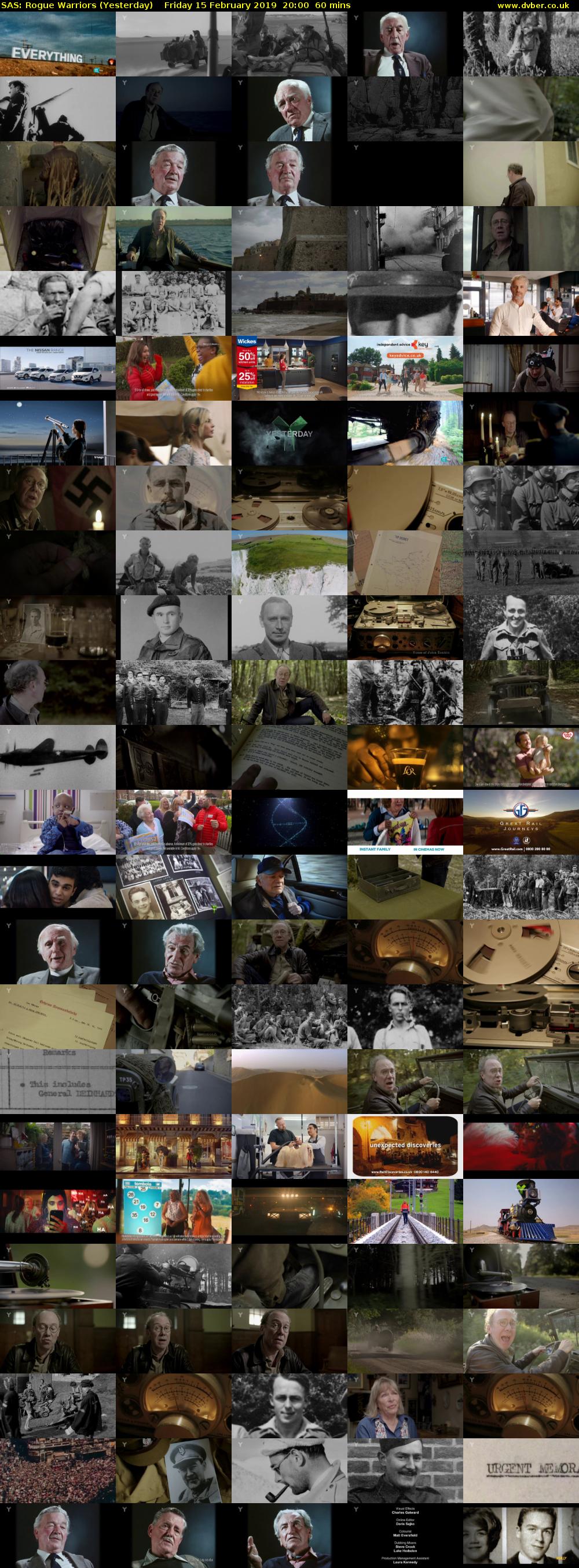 SAS: Rogue Warriors (Yesterday) Friday 15 February 2019 20:00 - 21:00