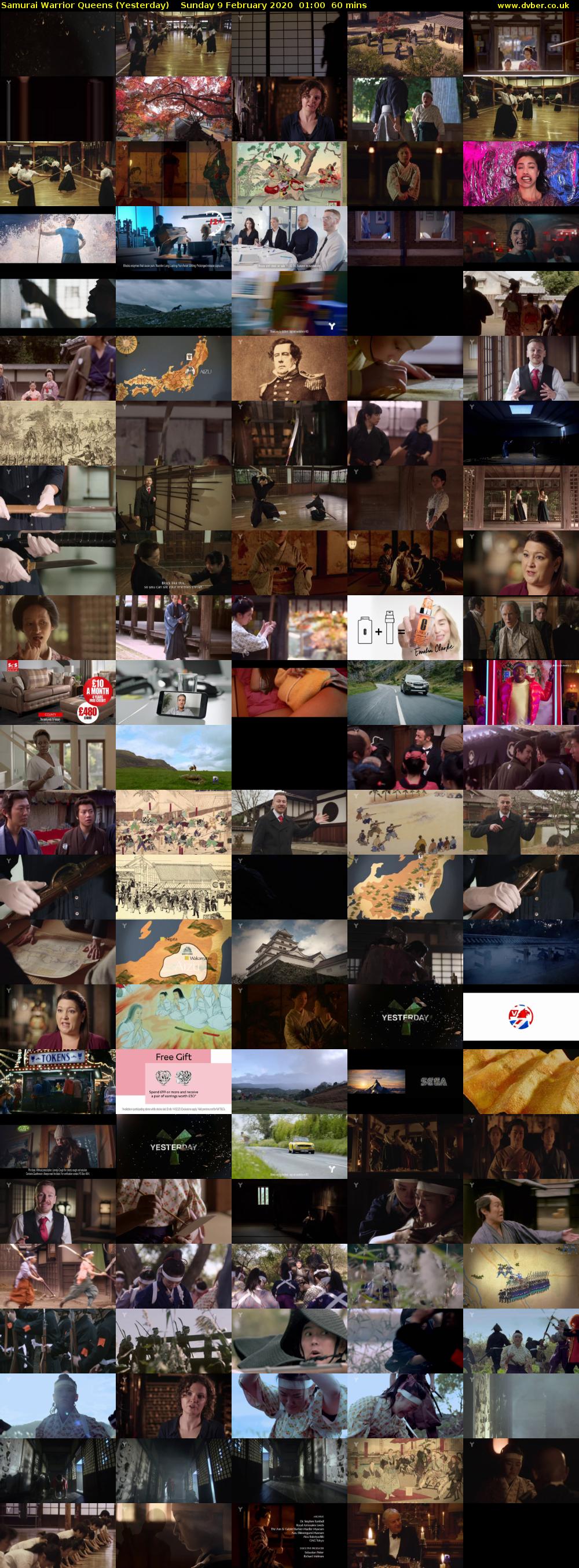 Samurai Warrior Queens (Yesterday) Sunday 9 February 2020 01:00 - 02:00