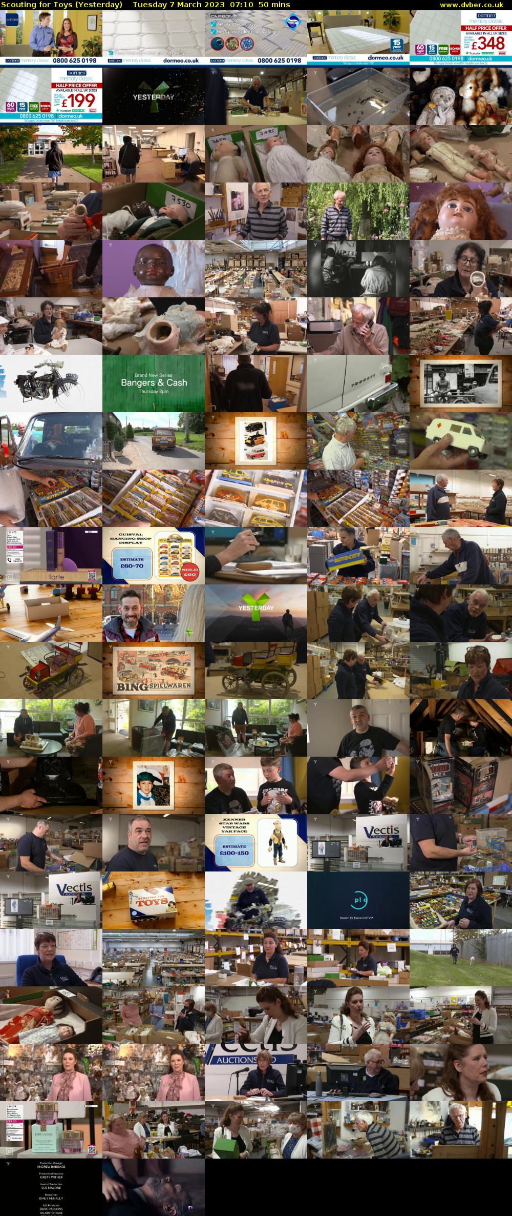 Scouting for Toys (Yesterday) Tuesday 7 March 2023 07:10 - 08:00