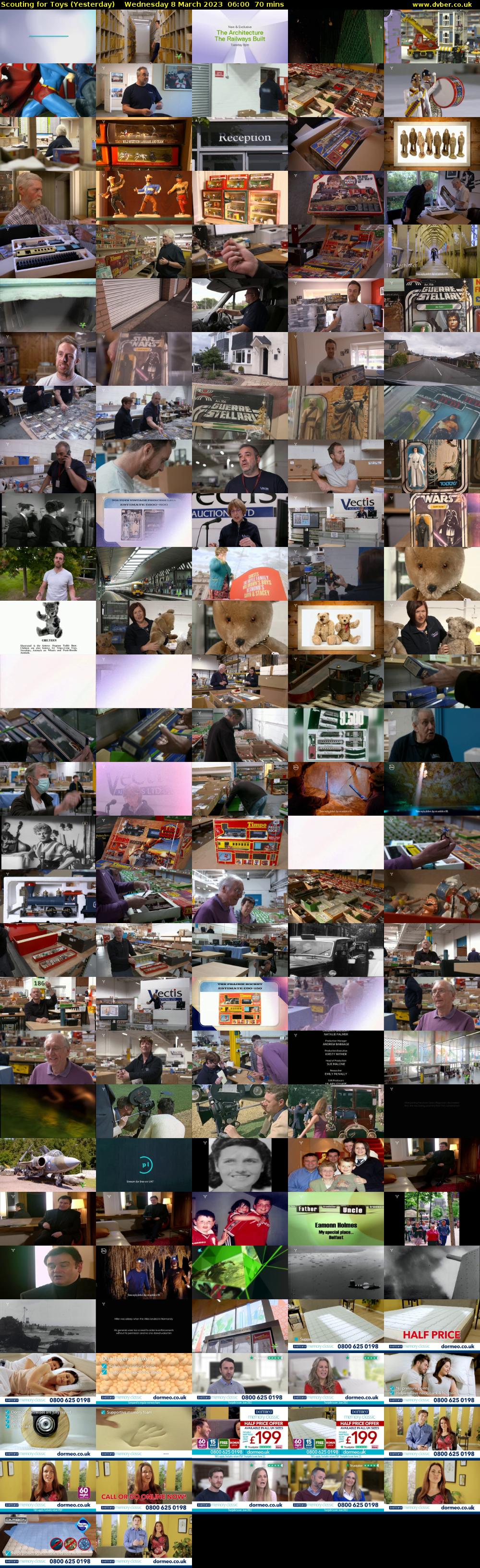 Scouting for Toys (Yesterday) Wednesday 8 March 2023 06:00 - 07:10
