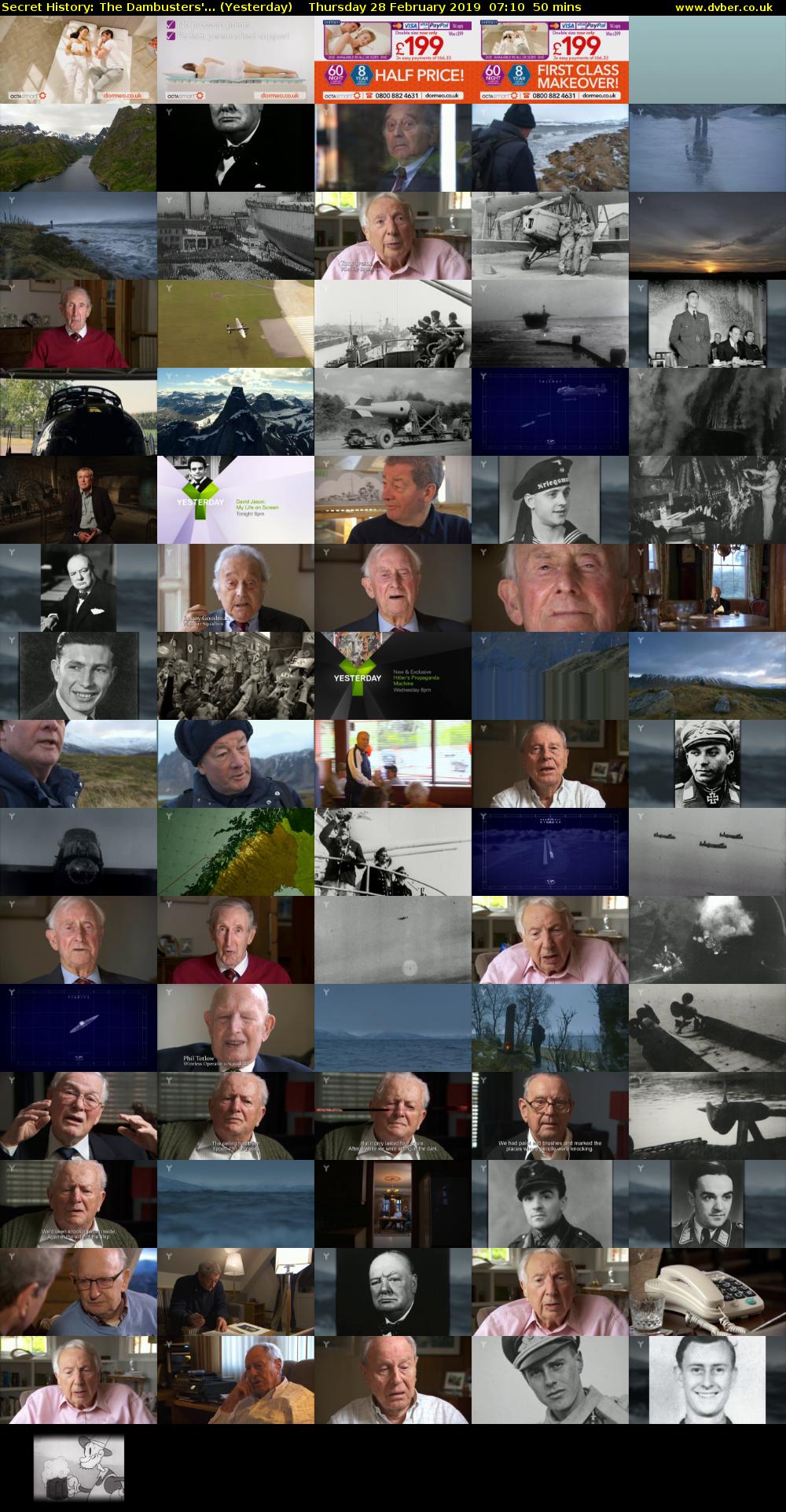 Secret History: The Dambusters'... (Yesterday) Thursday 28 February 2019 07:10 - 08:00