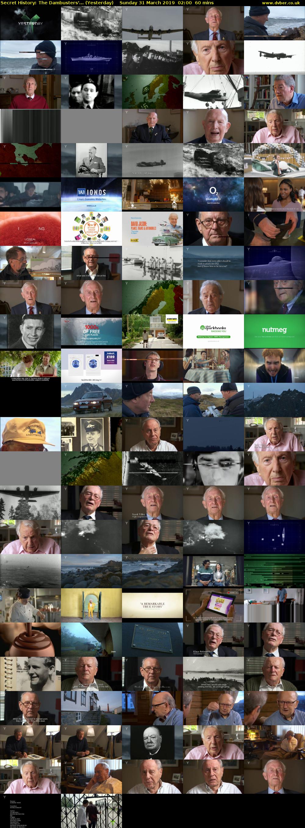 Secret History: The Dambusters'... (Yesterday) Sunday 31 March 2019 02:00 - 03:00