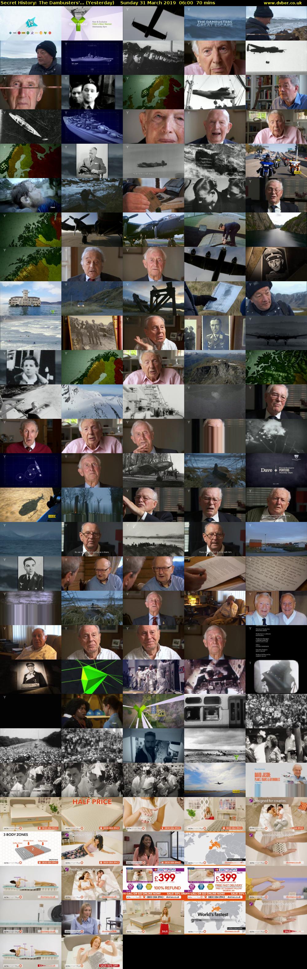 Secret History: The Dambusters'... (Yesterday) Sunday 31 March 2019 06:00 - 07:10