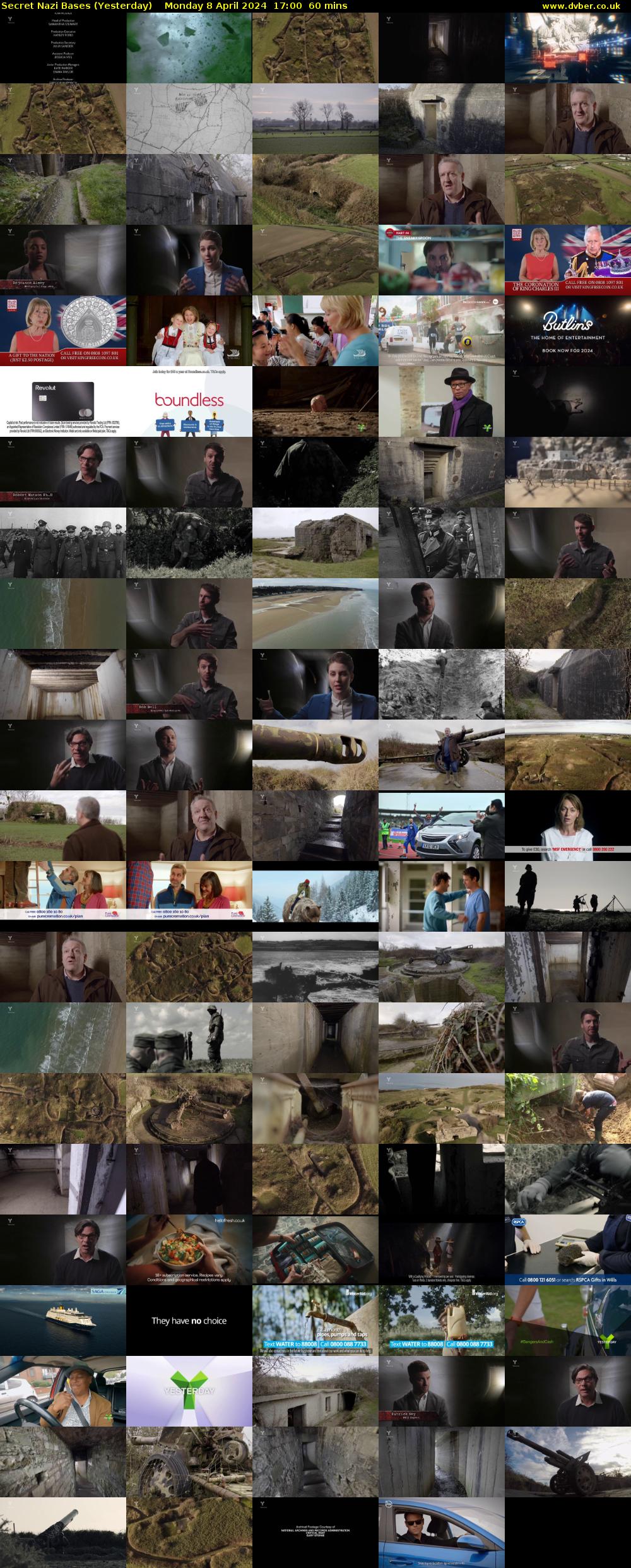 Secret Nazi Bases (Yesterday) Monday 8 April 2024 17:00 - 18:00