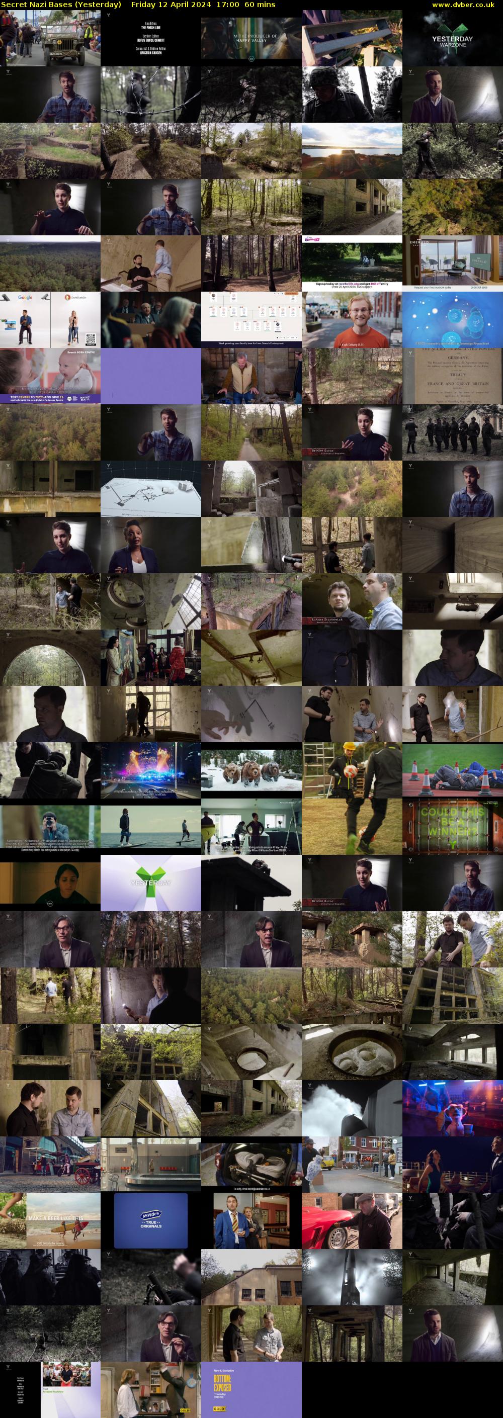 Secret Nazi Bases (Yesterday) Friday 12 April 2024 17:00 - 18:00