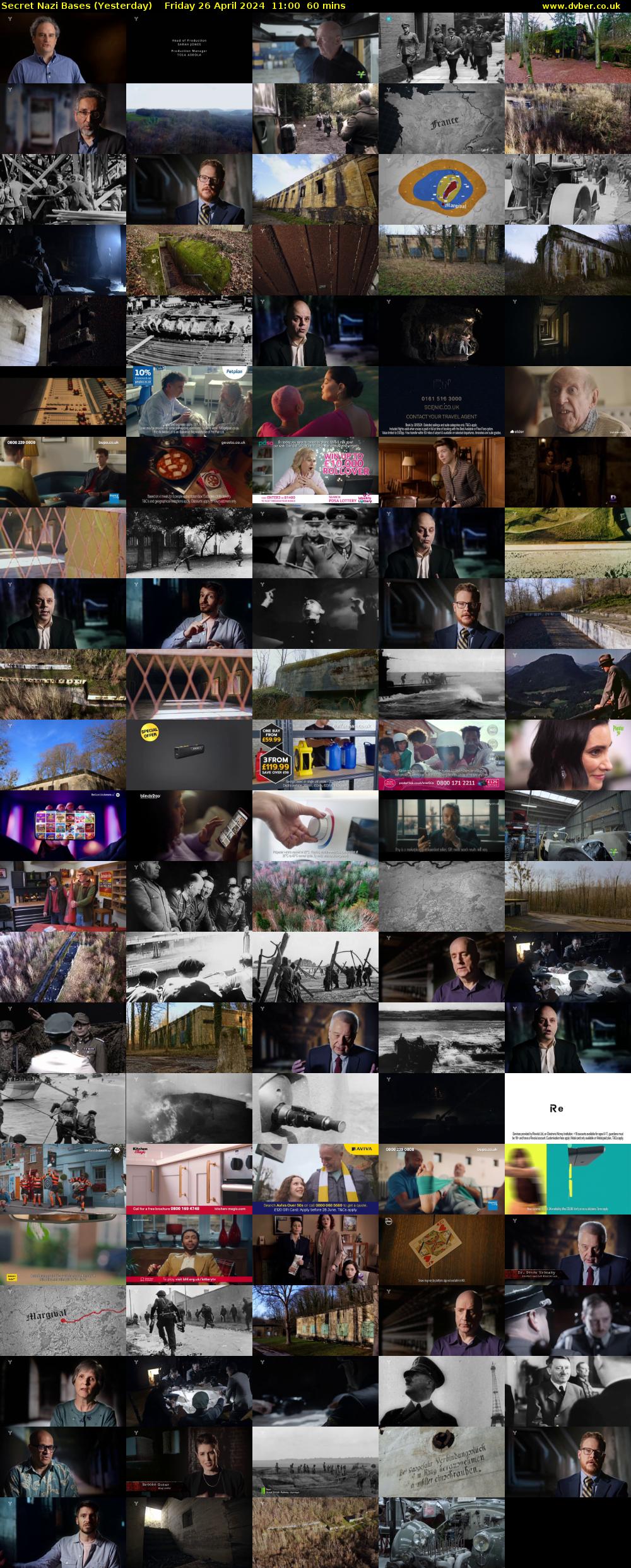 Secret Nazi Bases (Yesterday) Friday 26 April 2024 11:00 - 12:00