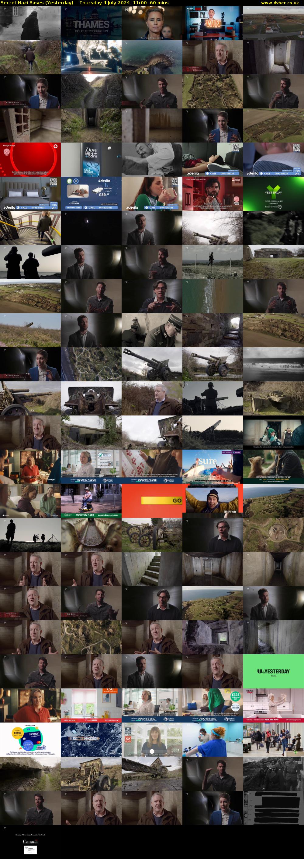 Secret Nazi Bases (Yesterday) Thursday 4 July 2024 11:00 - 12:00