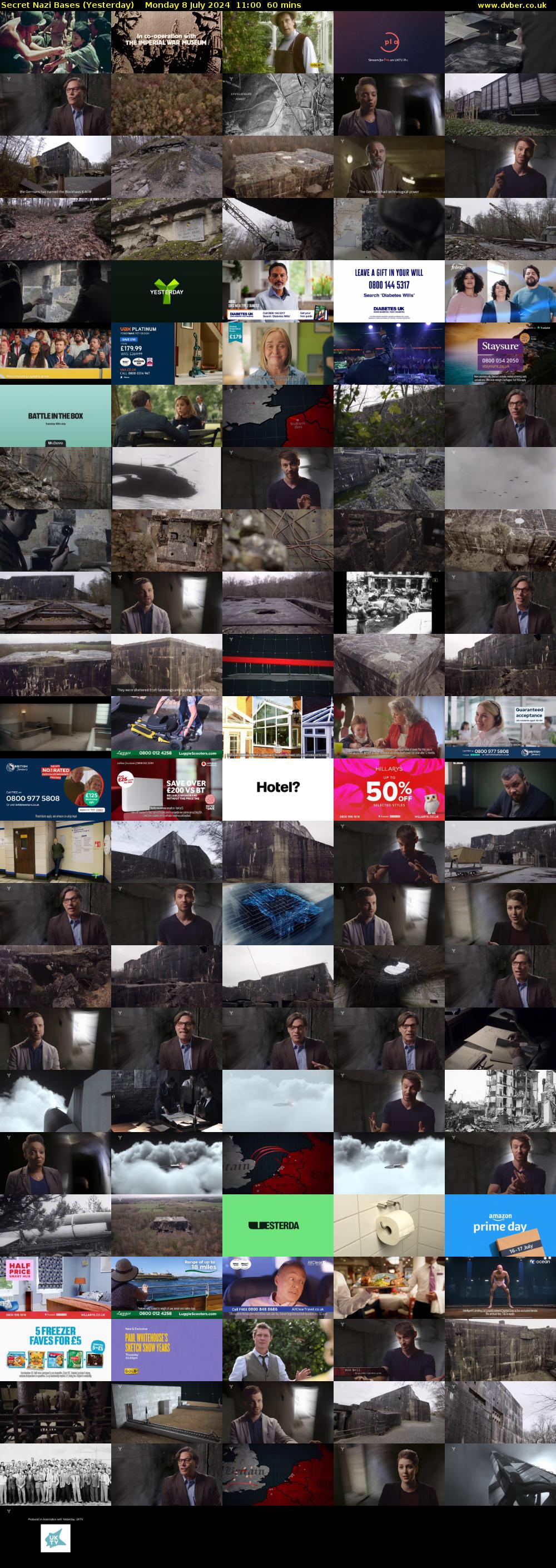 Secret Nazi Bases (Yesterday) Monday 8 July 2024 11:00 - 12:00