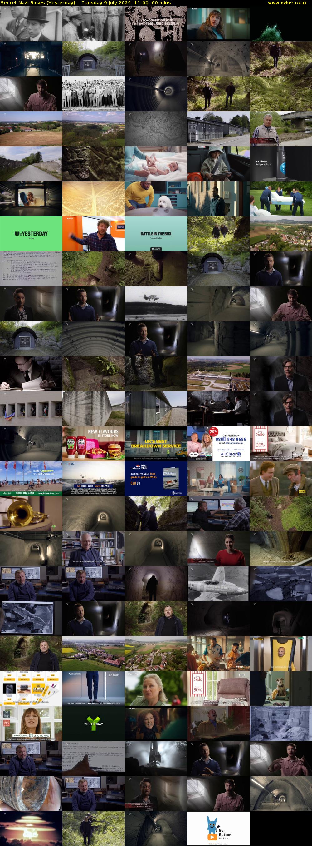 Secret Nazi Bases (Yesterday) Tuesday 9 July 2024 11:00 - 12:00