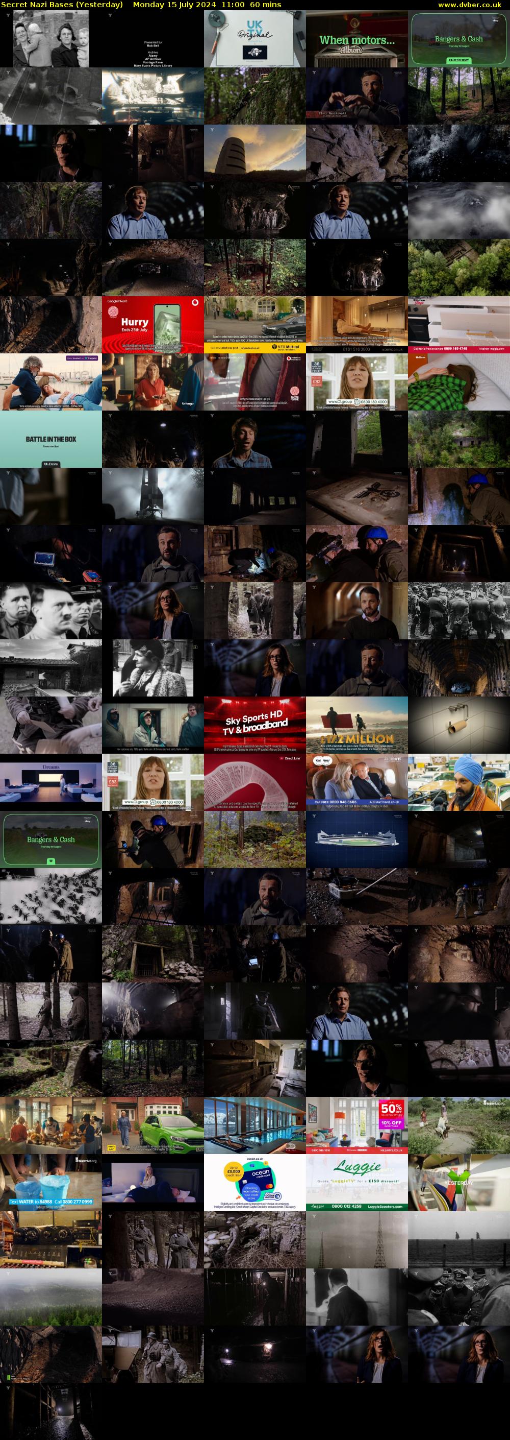 Secret Nazi Bases (Yesterday) Monday 15 July 2024 11:00 - 12:00