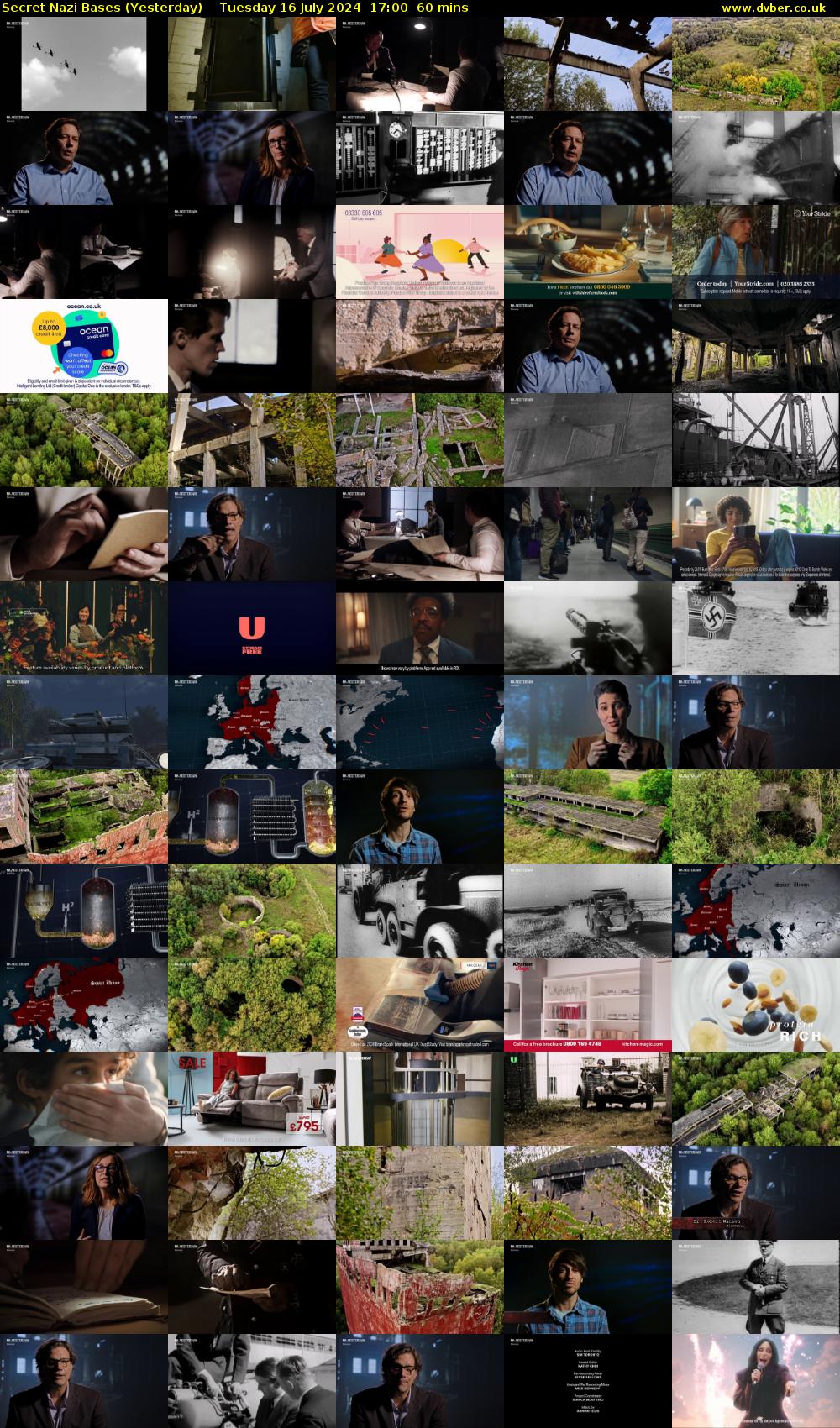 Secret Nazi Bases (Yesterday) Tuesday 16 July 2024 17:00 - 18:00