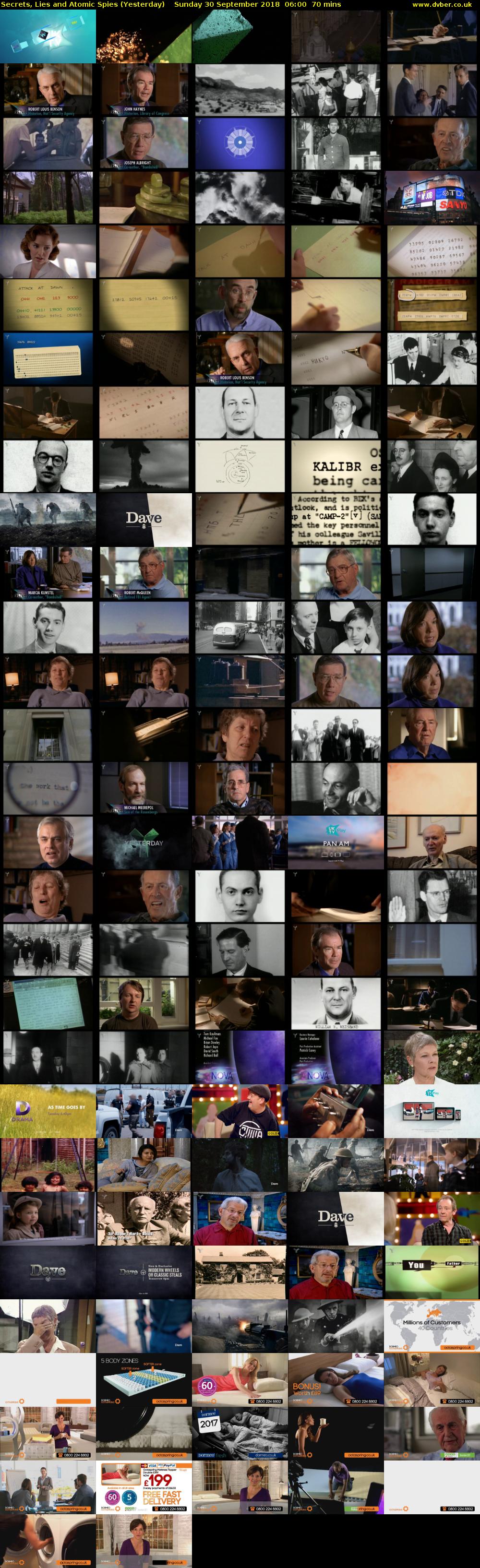 Secrets, Lies and Atomic Spies (Yesterday) Sunday 30 September 2018 06:00 - 07:10