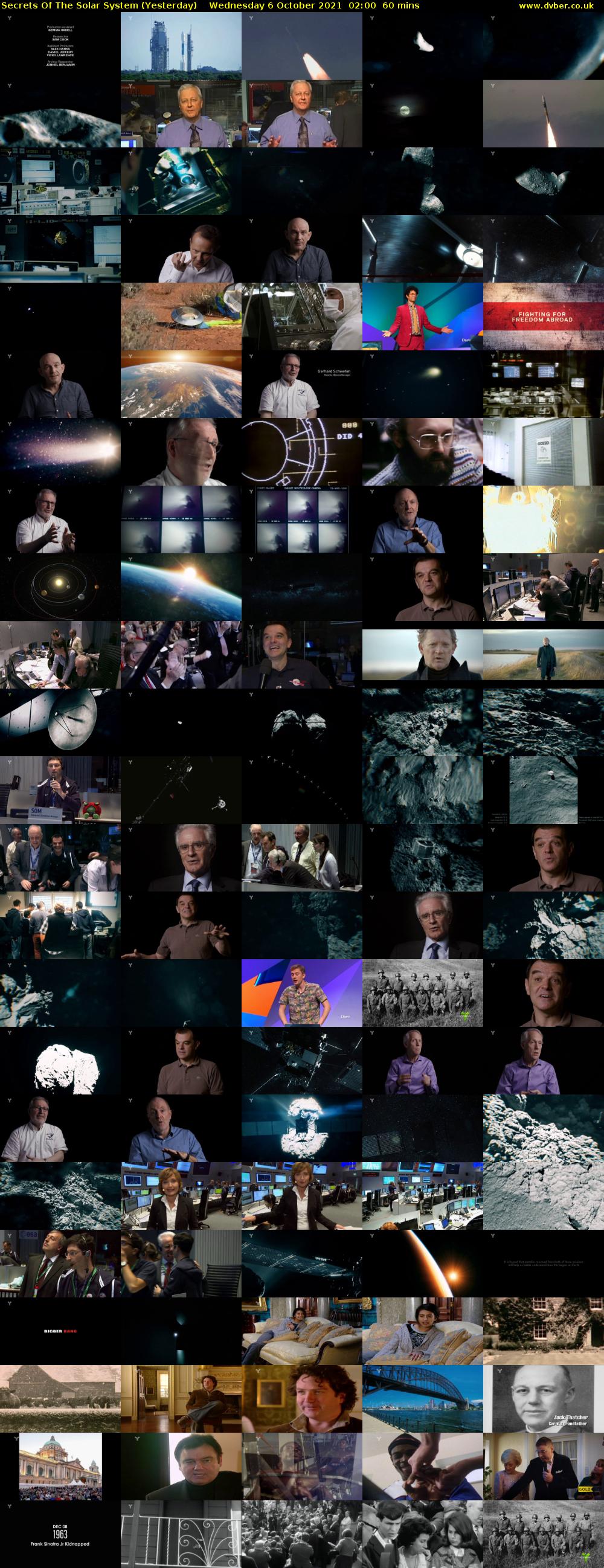 Secrets Of The Solar System (Yesterday) Wednesday 6 October 2021 02:00 - 03:00