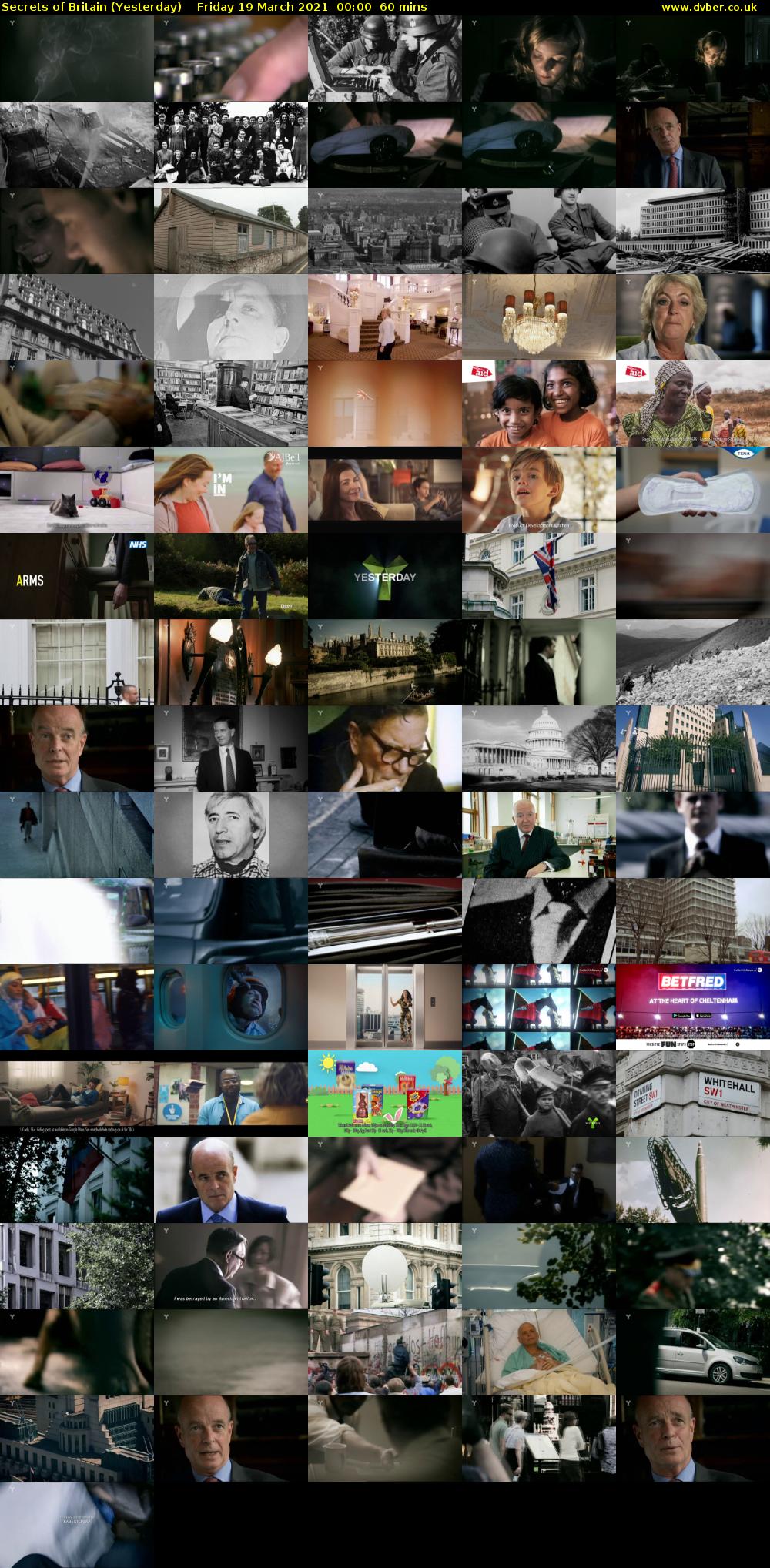 Secrets of Britain (Yesterday) Friday 19 March 2021 00:00 - 01:00