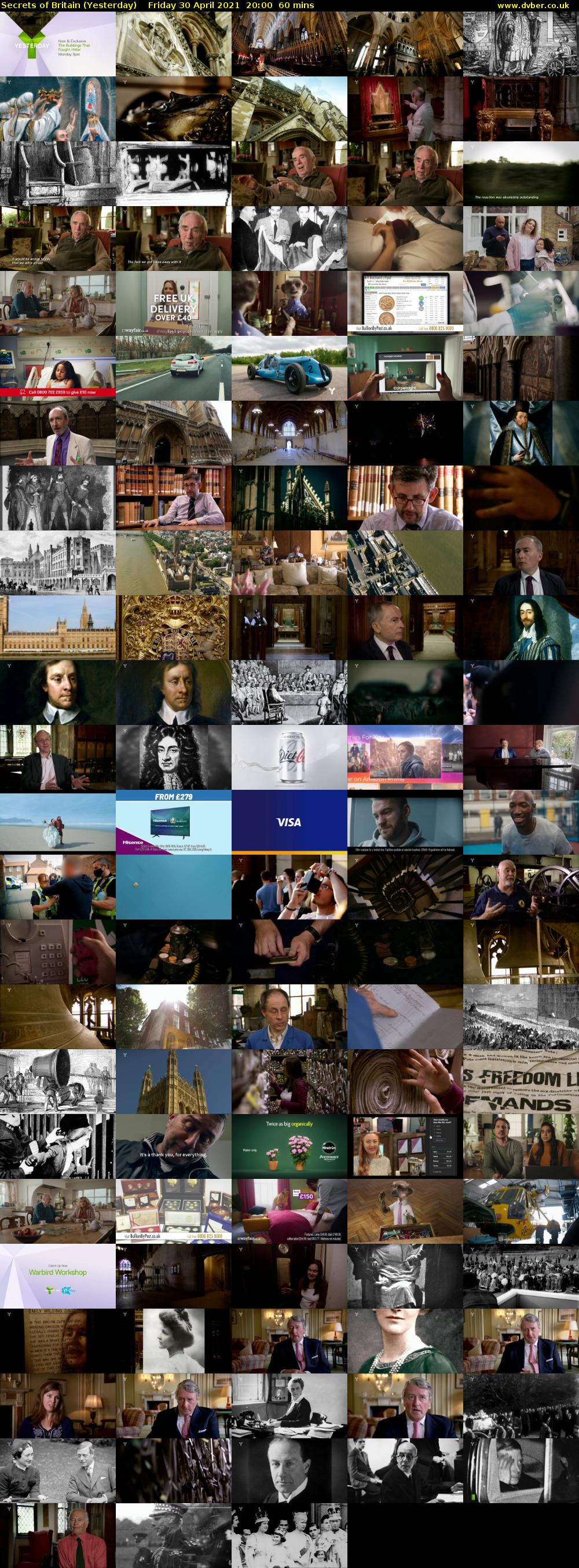 Secrets of Britain (Yesterday) Friday 30 April 2021 20:00 - 21:00