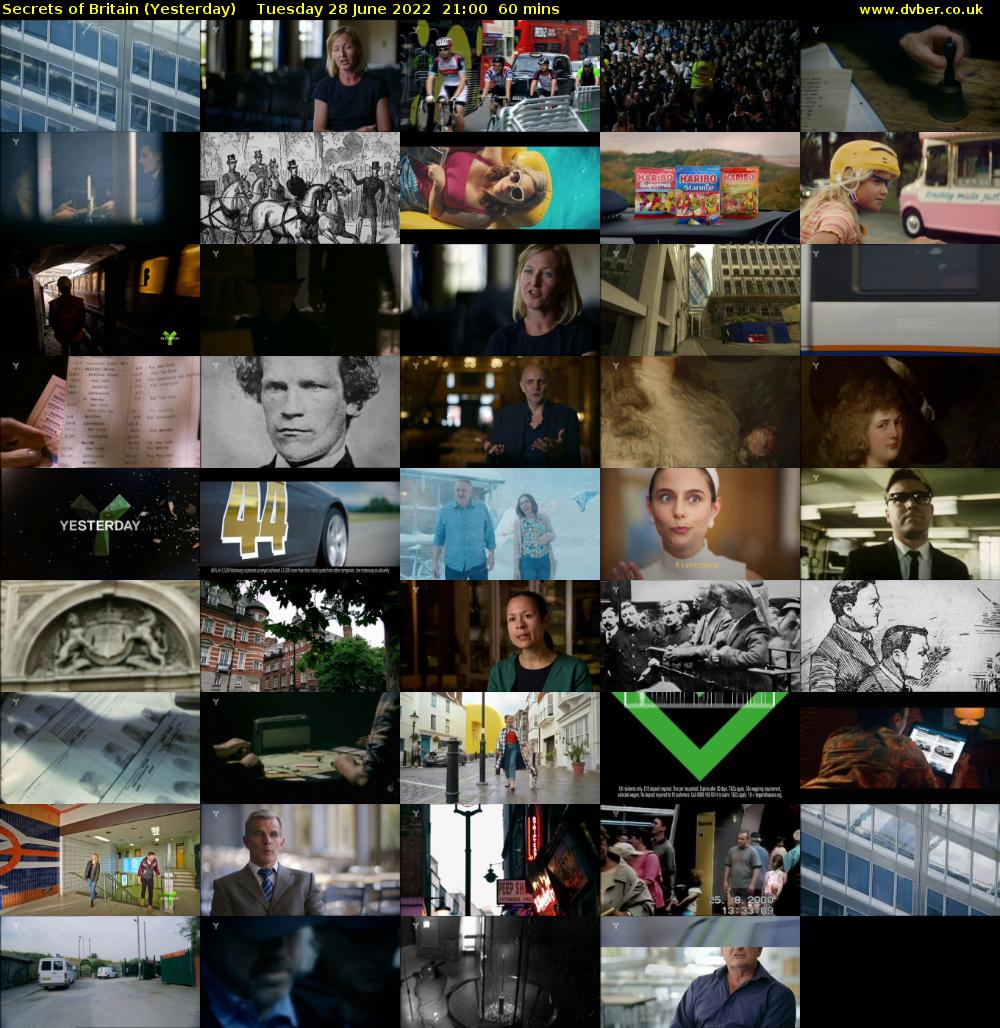 Secrets of Britain (Yesterday) Tuesday 28 June 2022 21:00 - 22:00