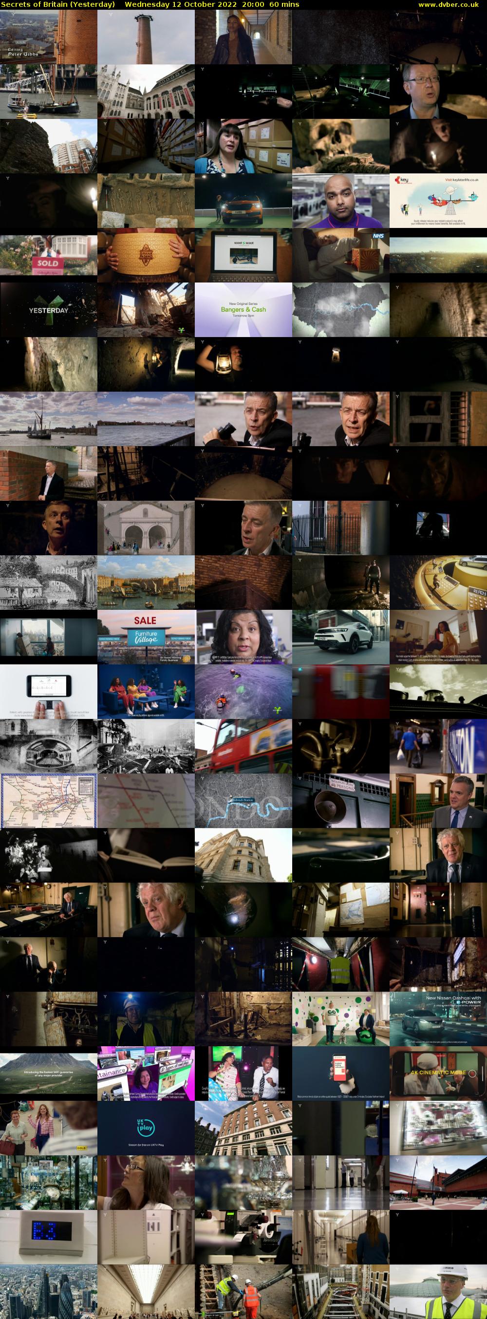 Secrets of Britain (Yesterday) Wednesday 12 October 2022 20:00 - 21:00