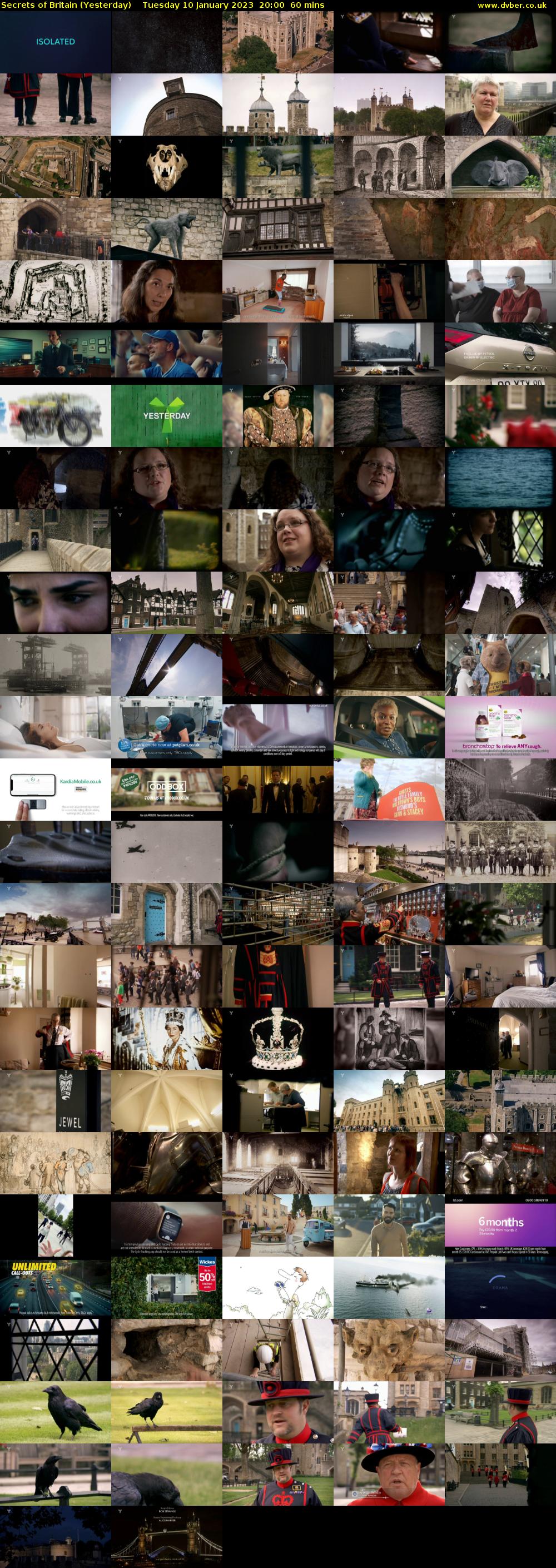 Secrets of Britain (Yesterday) Tuesday 10 January 2023 20:00 - 21:00