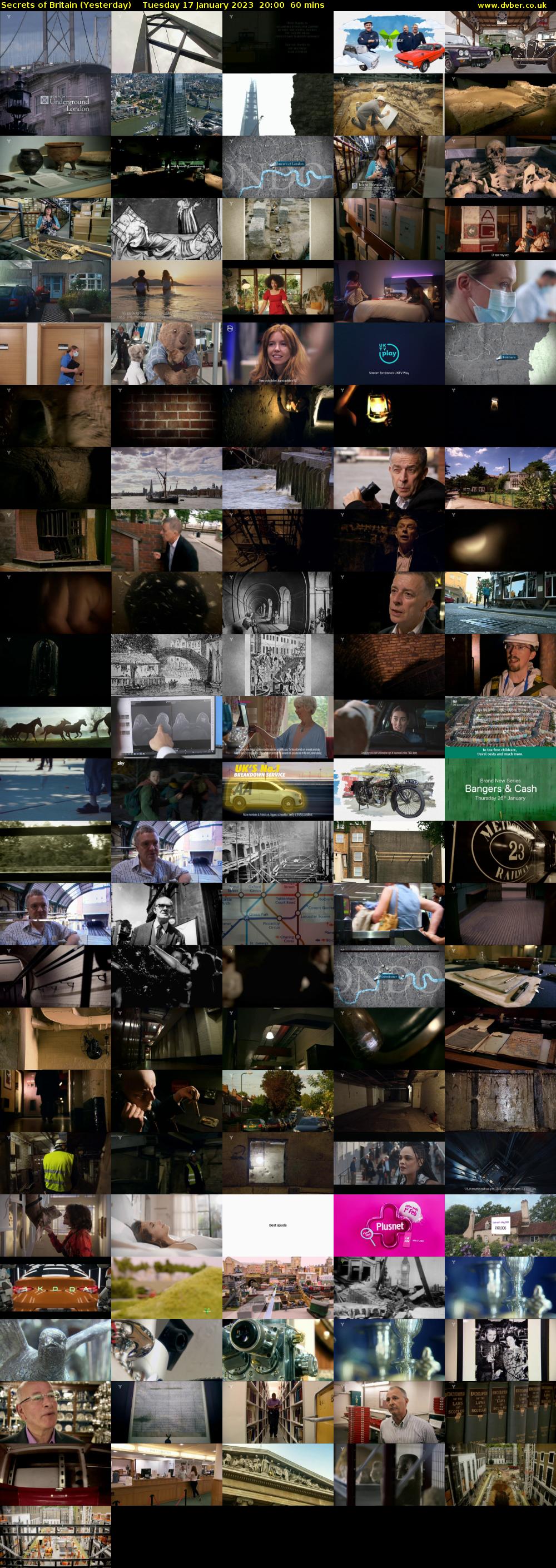 Secrets of Britain (Yesterday) Tuesday 17 January 2023 20:00 - 21:00