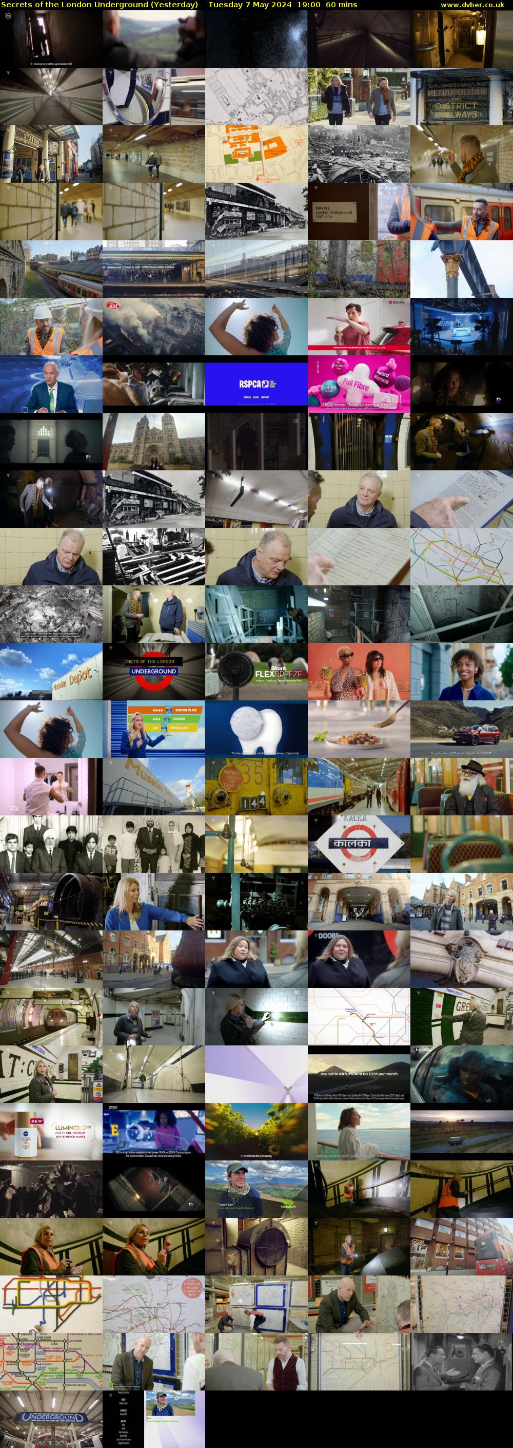 Secrets of the London Underground (Yesterday) Tuesday 7 May 2024 19:00 - 20:00