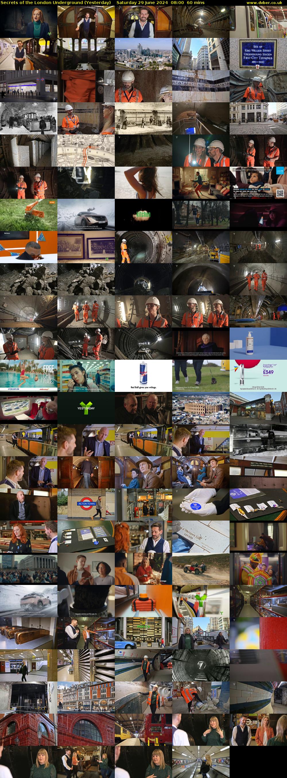 Secrets of the London Underground (Yesterday) Saturday 29 June 2024 08:00 - 09:00