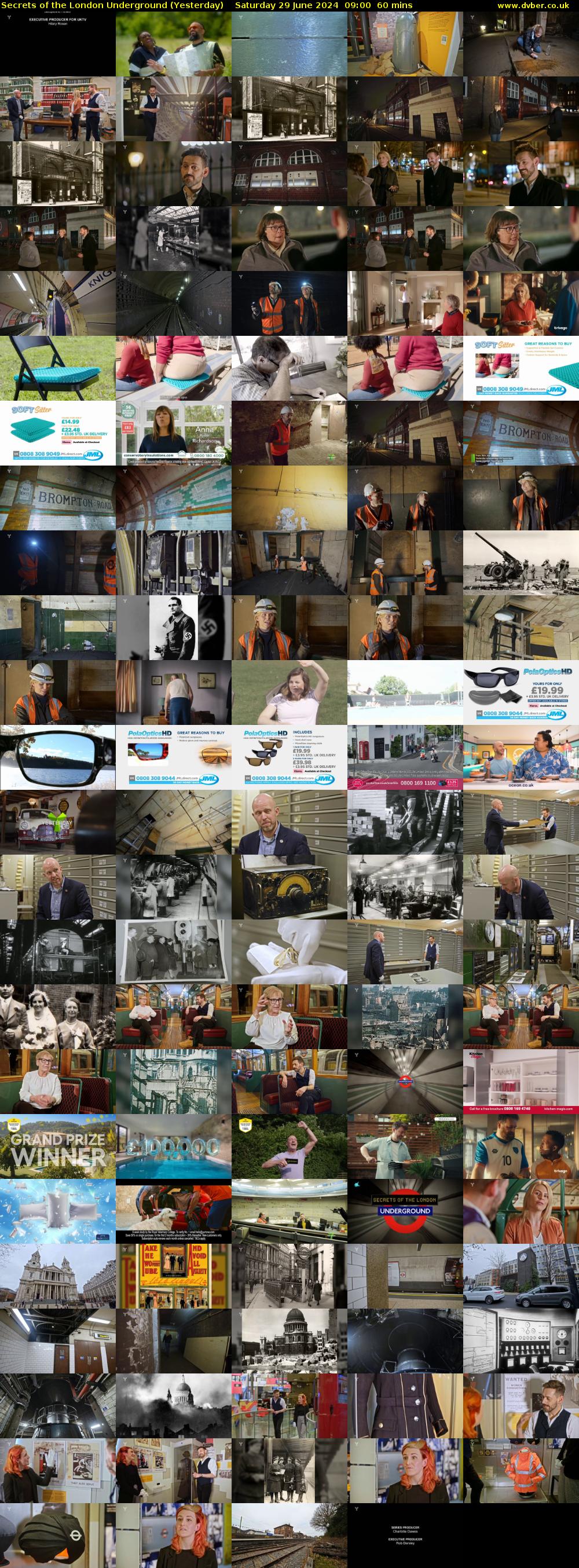 Secrets of the London Underground (Yesterday) Saturday 29 June 2024 09:00 - 10:00