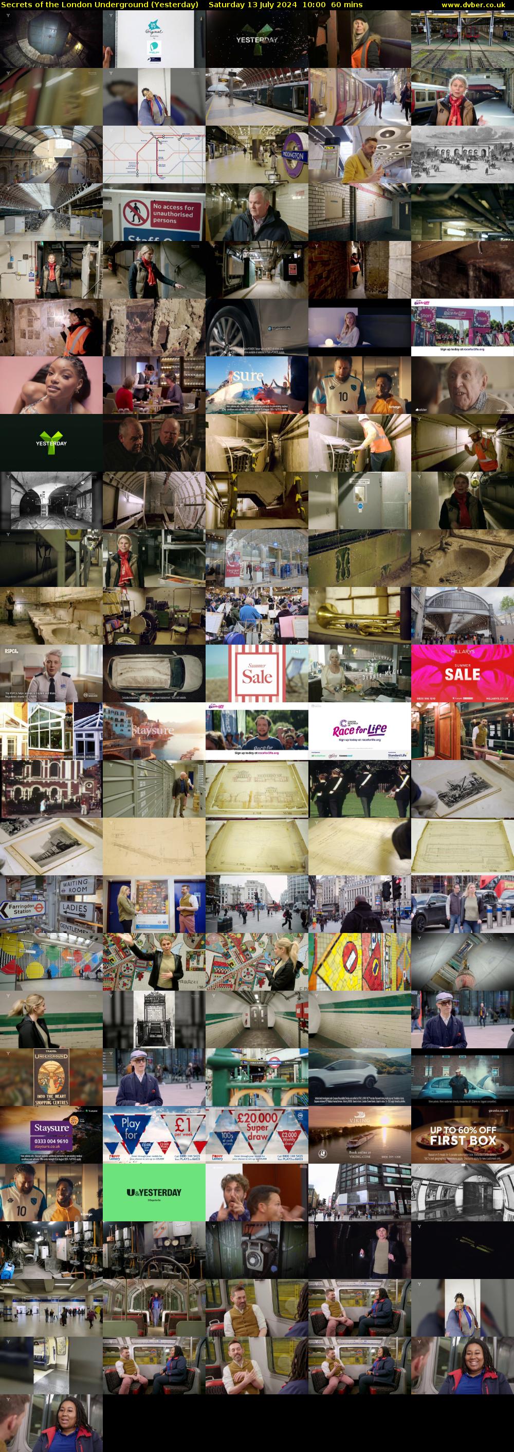 Secrets of the London Underground (Yesterday) Saturday 13 July 2024 10:00 - 11:00