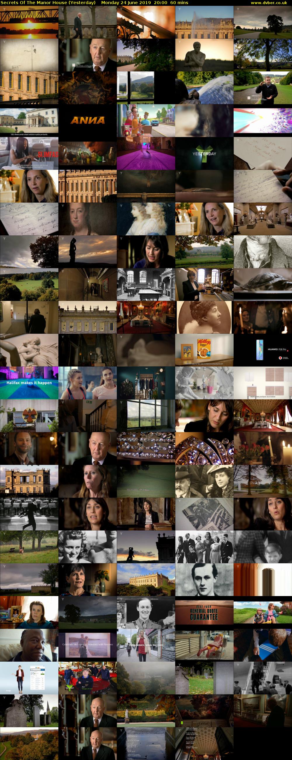 Secrets of the Manor House (Yesterday) Monday 24 June 2019 20:00 - 21:00