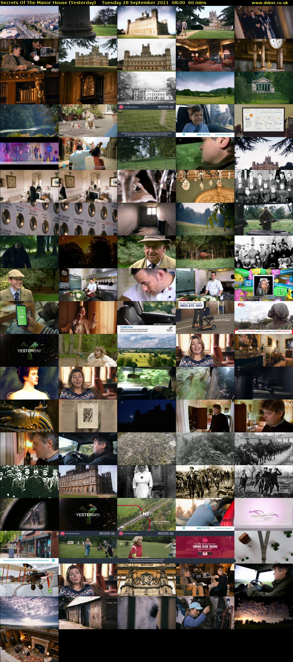 Secrets of the Manor House (Yesterday) Tuesday 28 September 2021 08:00 - 09:00