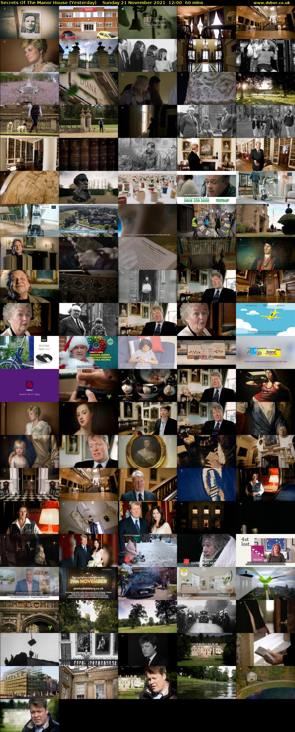 Secrets of the Manor House (Yesterday) Sunday 21 November 2021 12:00 - 13:00