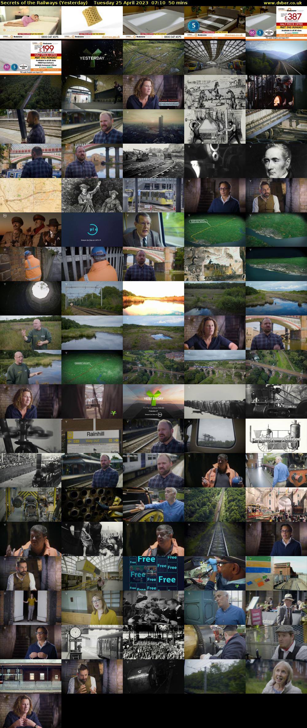 Secrets of the Railways (Yesterday) Tuesday 25 April 2023 07:10 - 08:00