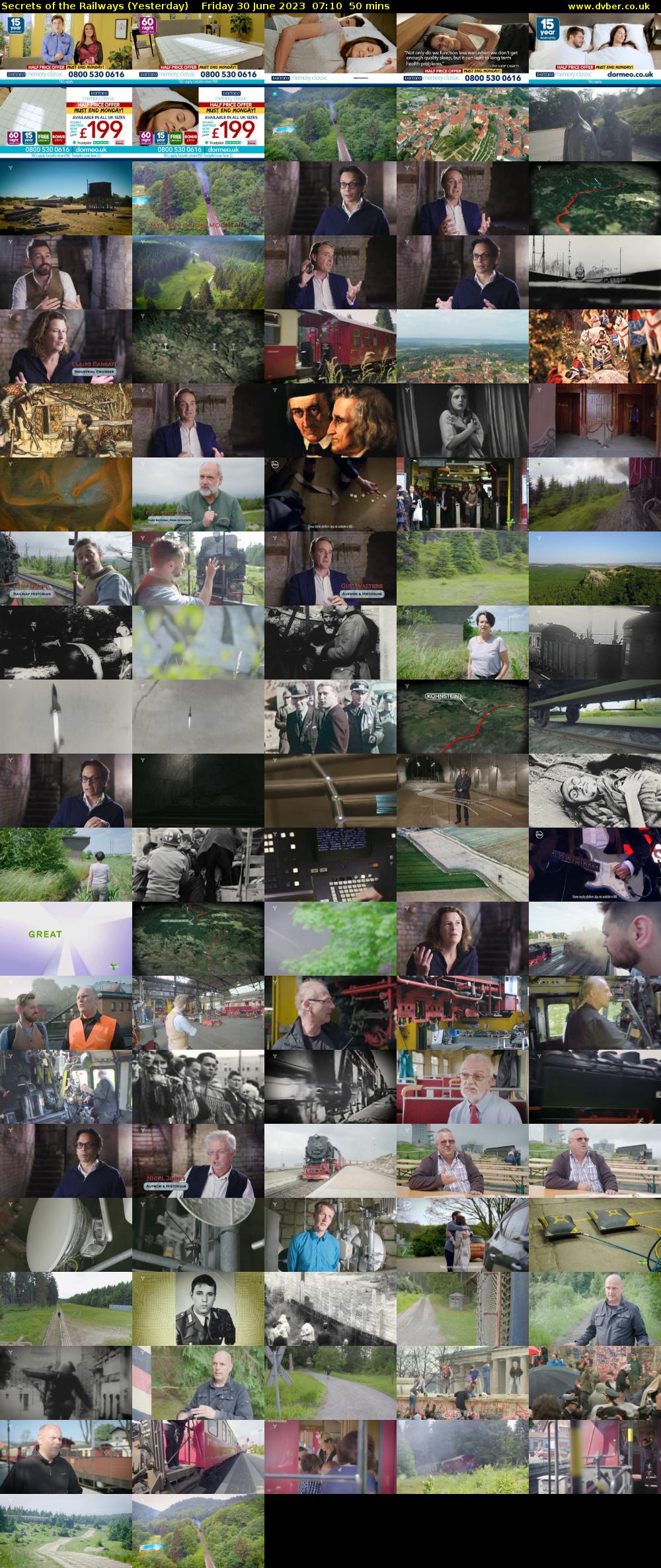Secrets of the Railways (Yesterday) Friday 30 June 2023 07:10 - 08:00