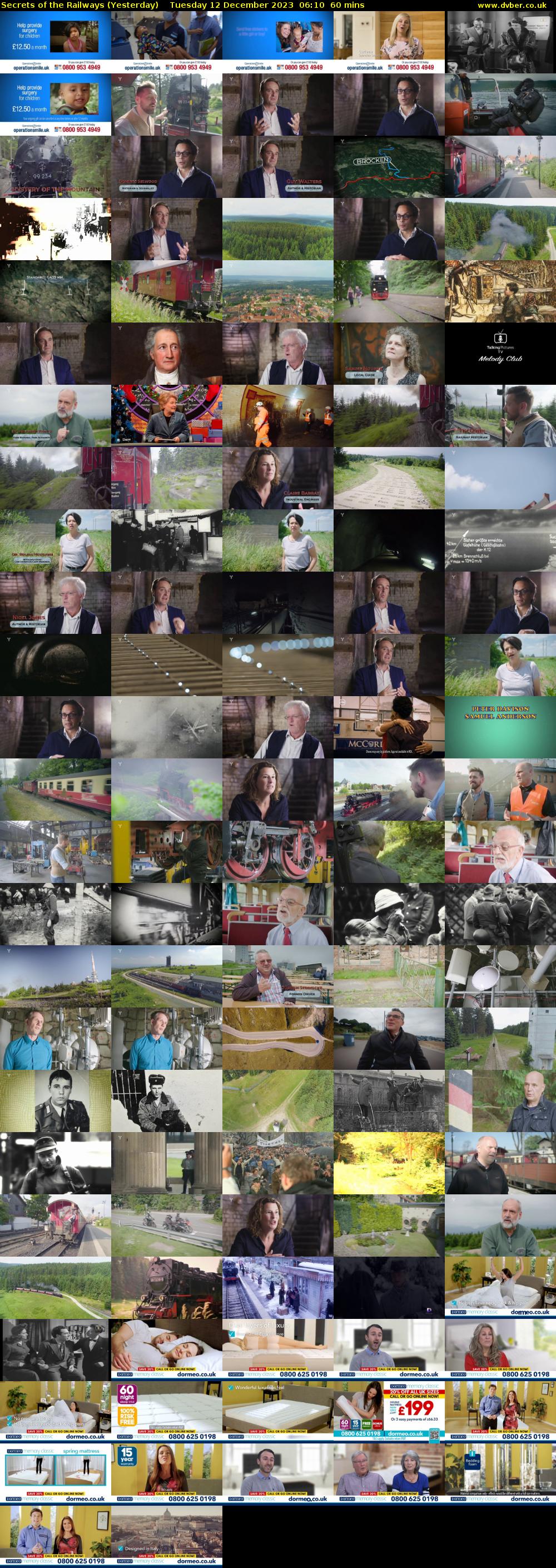 Secrets of the Railways (Yesterday) Tuesday 12 December 2023 06:10 - 07:10