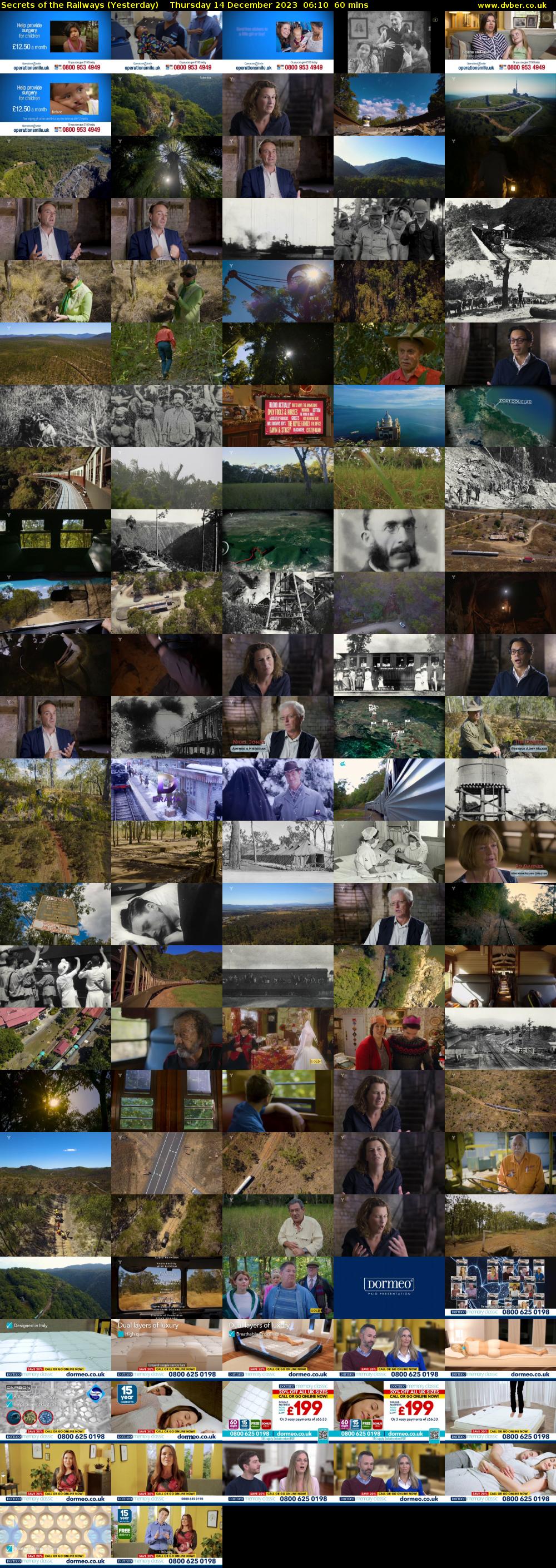 Secrets of the Railways (Yesterday) Thursday 14 December 2023 06:10 - 07:10