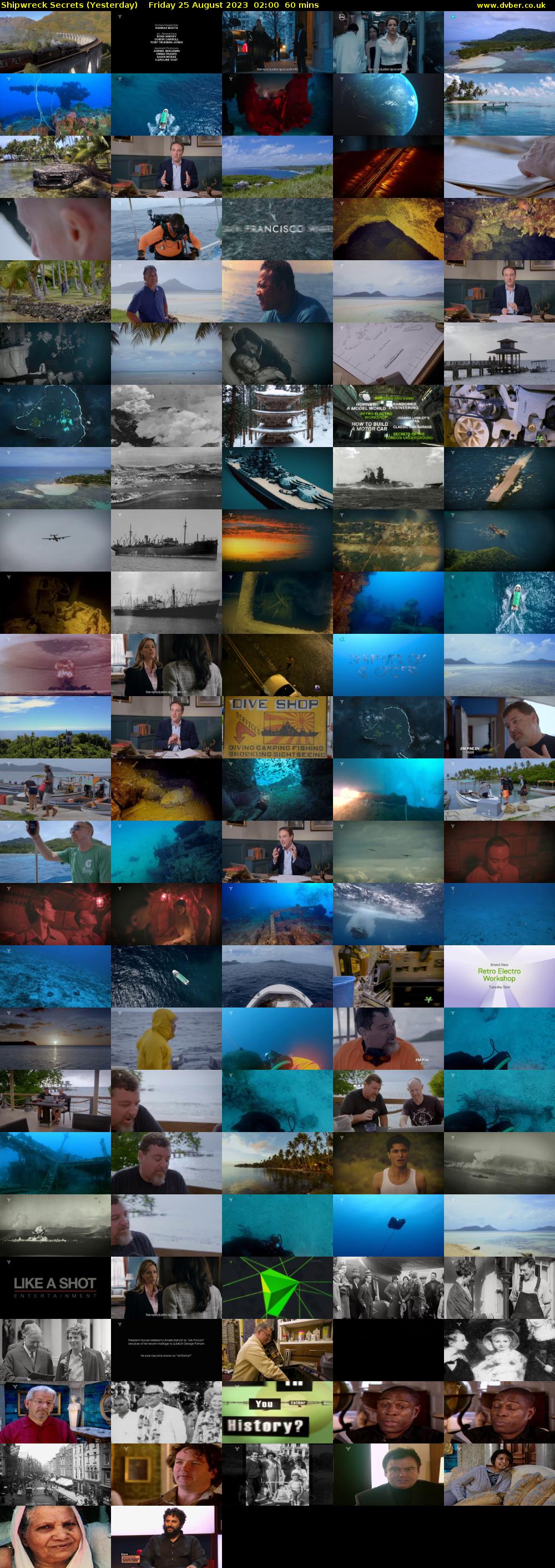 Shipwreck Secrets (Yesterday) Friday 25 August 2023 02:00 - 03:00