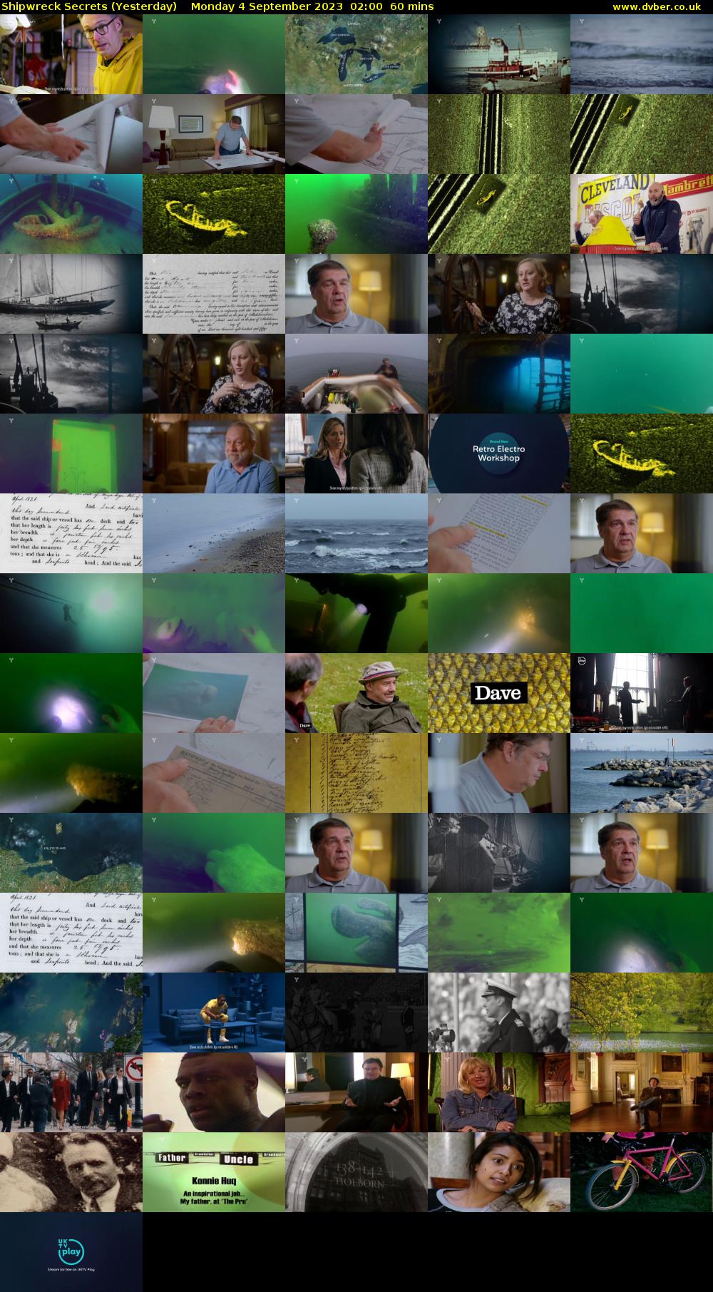 Shipwreck Secrets (Yesterday) Monday 4 September 2023 02:00 - 03:00