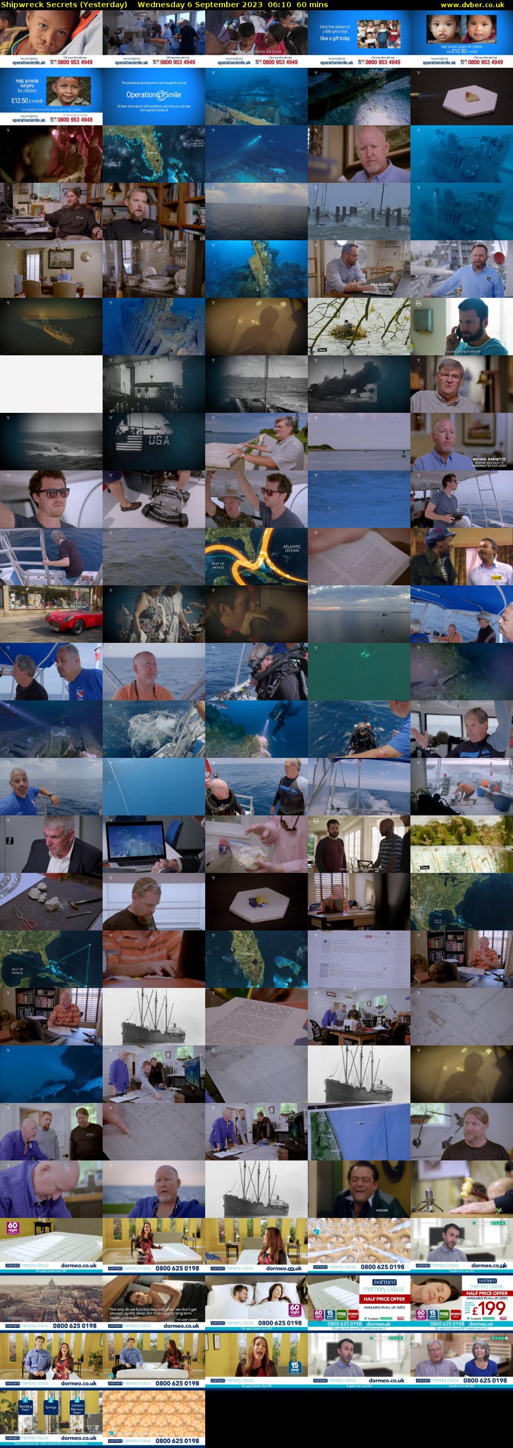 Shipwreck Secrets (Yesterday) Wednesday 6 September 2023 06:10 - 07:10