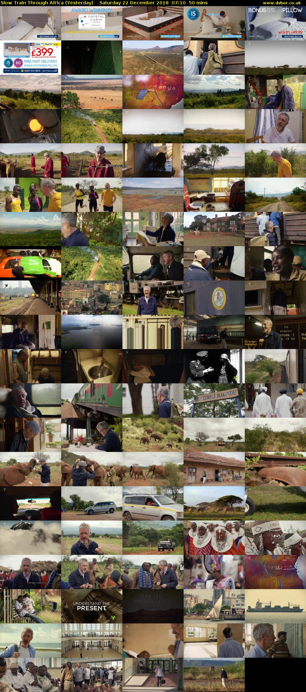 Slow Train Through Africa (Yesterday) Saturday 22 December 2018 07:10 - 08:00