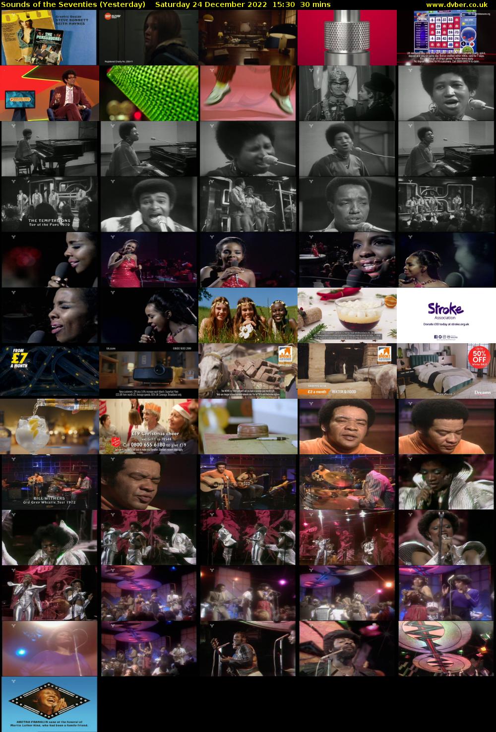 Sounds of the Seventies (Yesterday) Saturday 24 December 2022 15:30 - 16:00